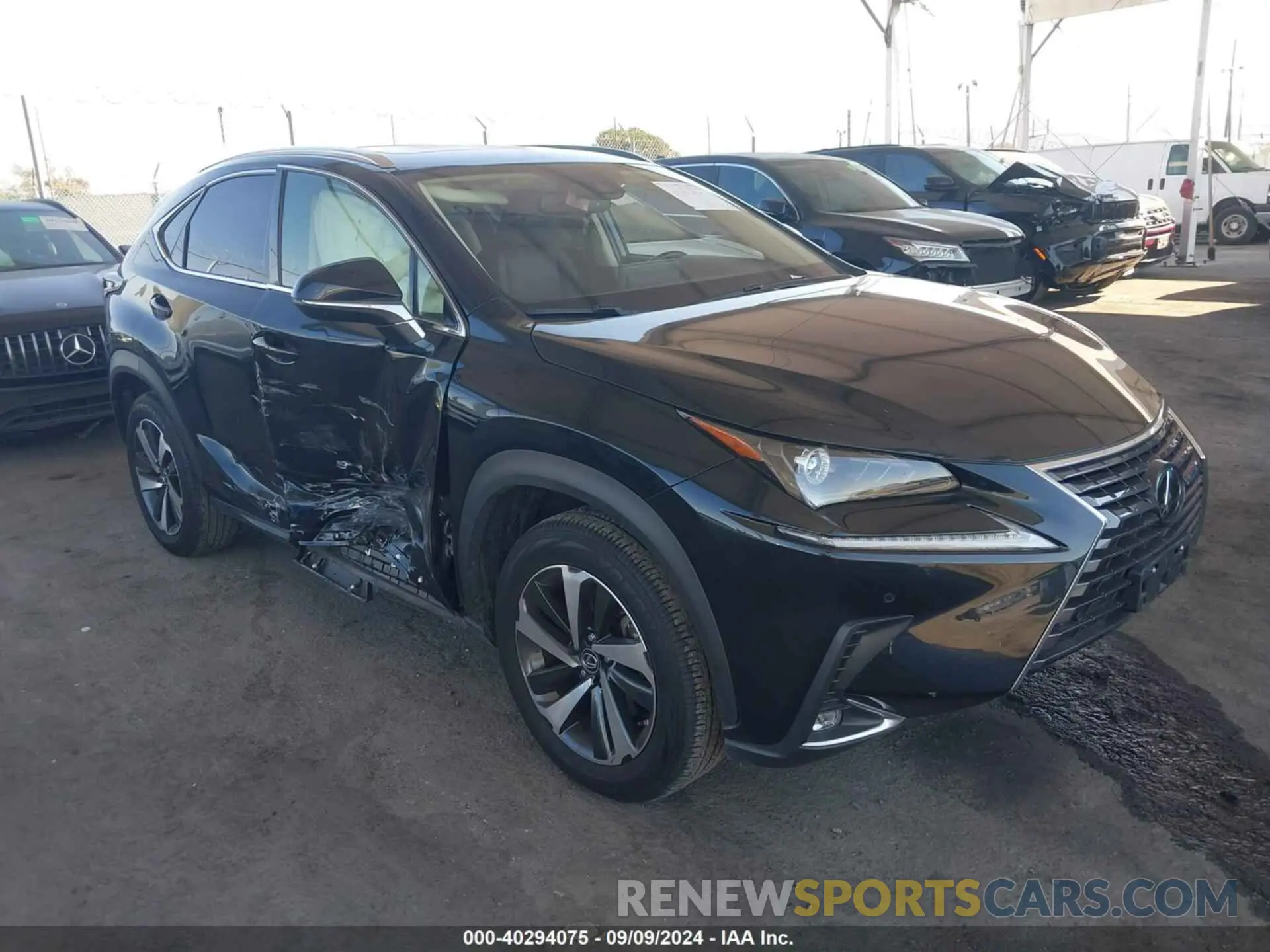 1 Photograph of a damaged car JTJGARBZ2M2188815 LEXUS NX 300 2021