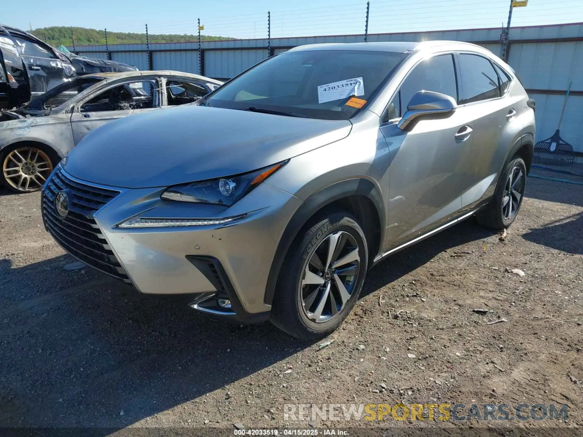 2 Photograph of a damaged car JTJGARBZ3M2183459 LEXUS NX 300 2021