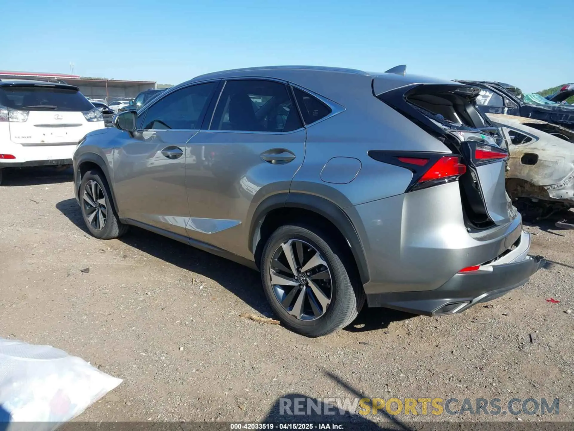 3 Photograph of a damaged car JTJGARBZ3M2183459 LEXUS NX 300 2021