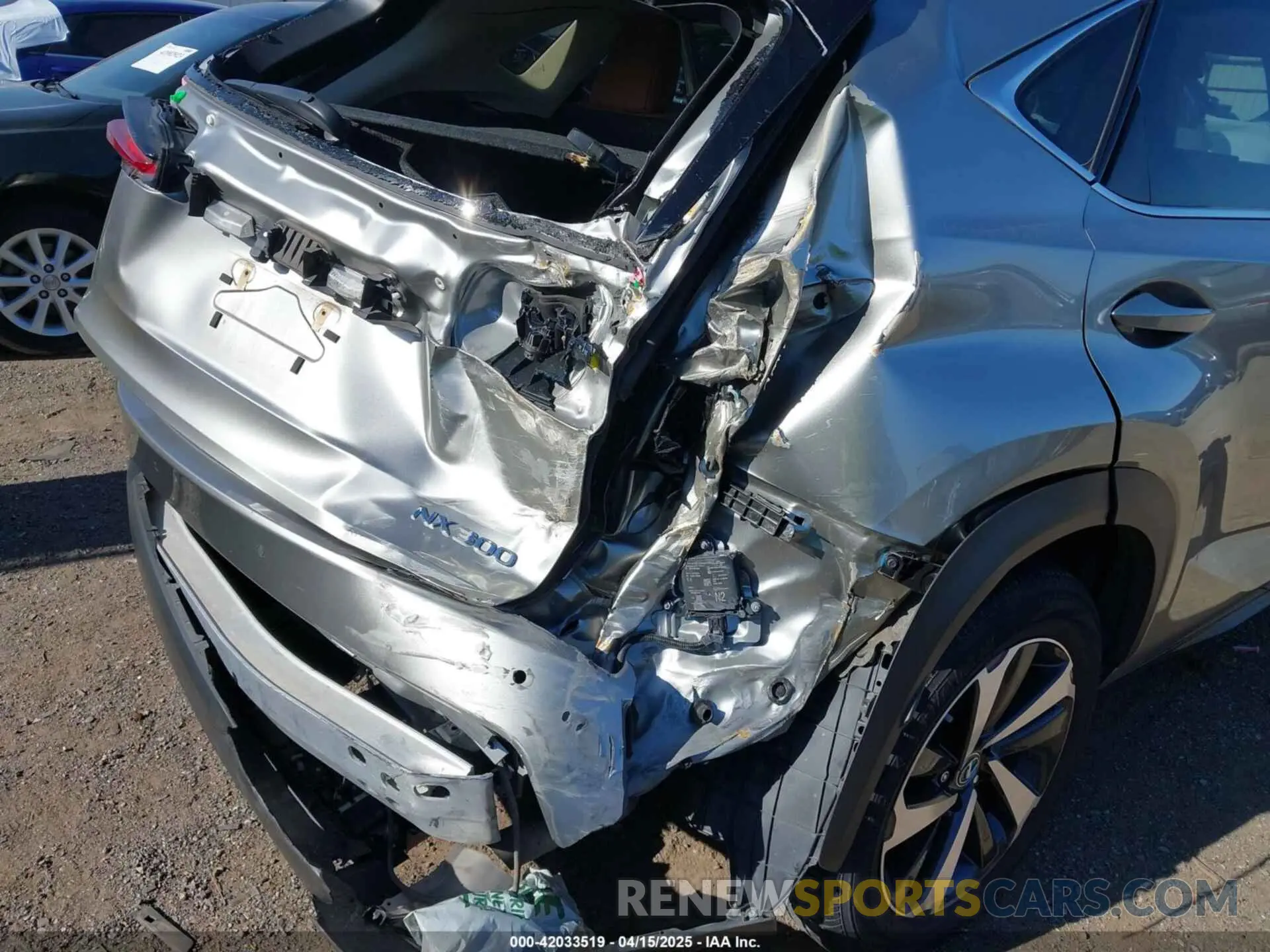 6 Photograph of a damaged car JTJGARBZ3M2183459 LEXUS NX 300 2021