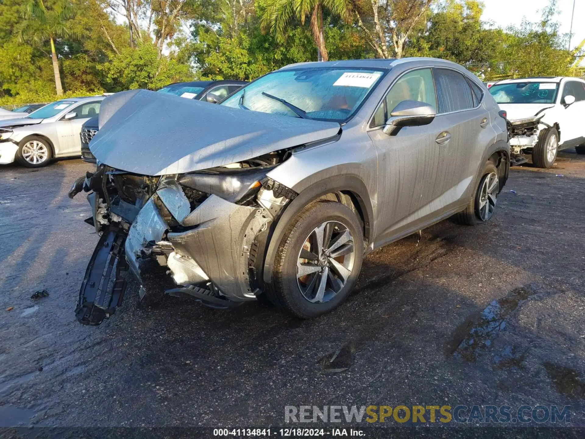 2 Photograph of a damaged car JTJGARBZ9M5034066 LEXUS NX 300 2021