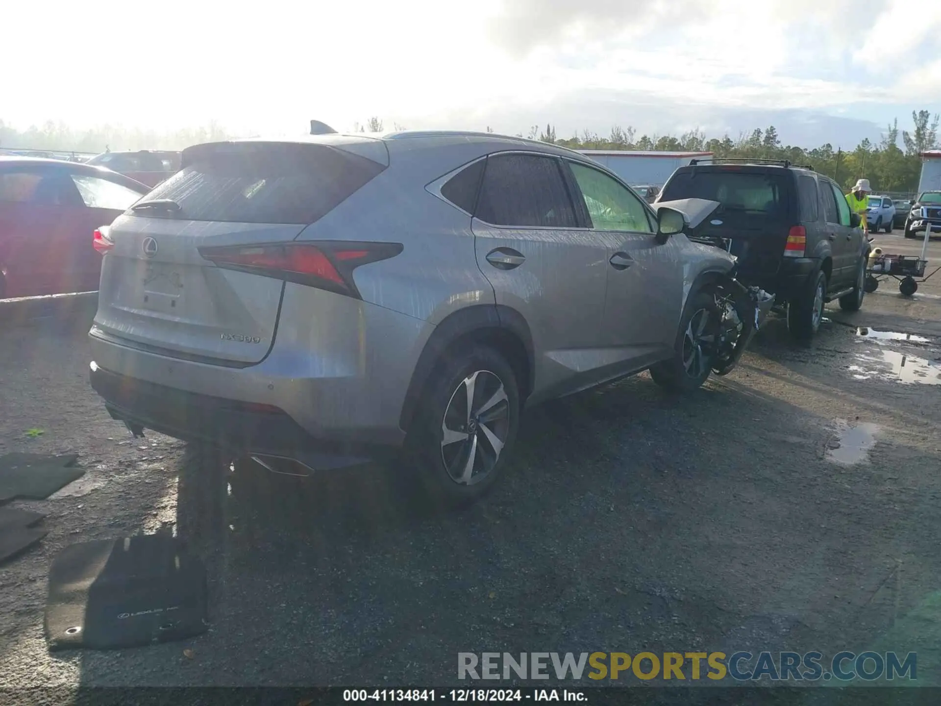 4 Photograph of a damaged car JTJGARBZ9M5034066 LEXUS NX 300 2021