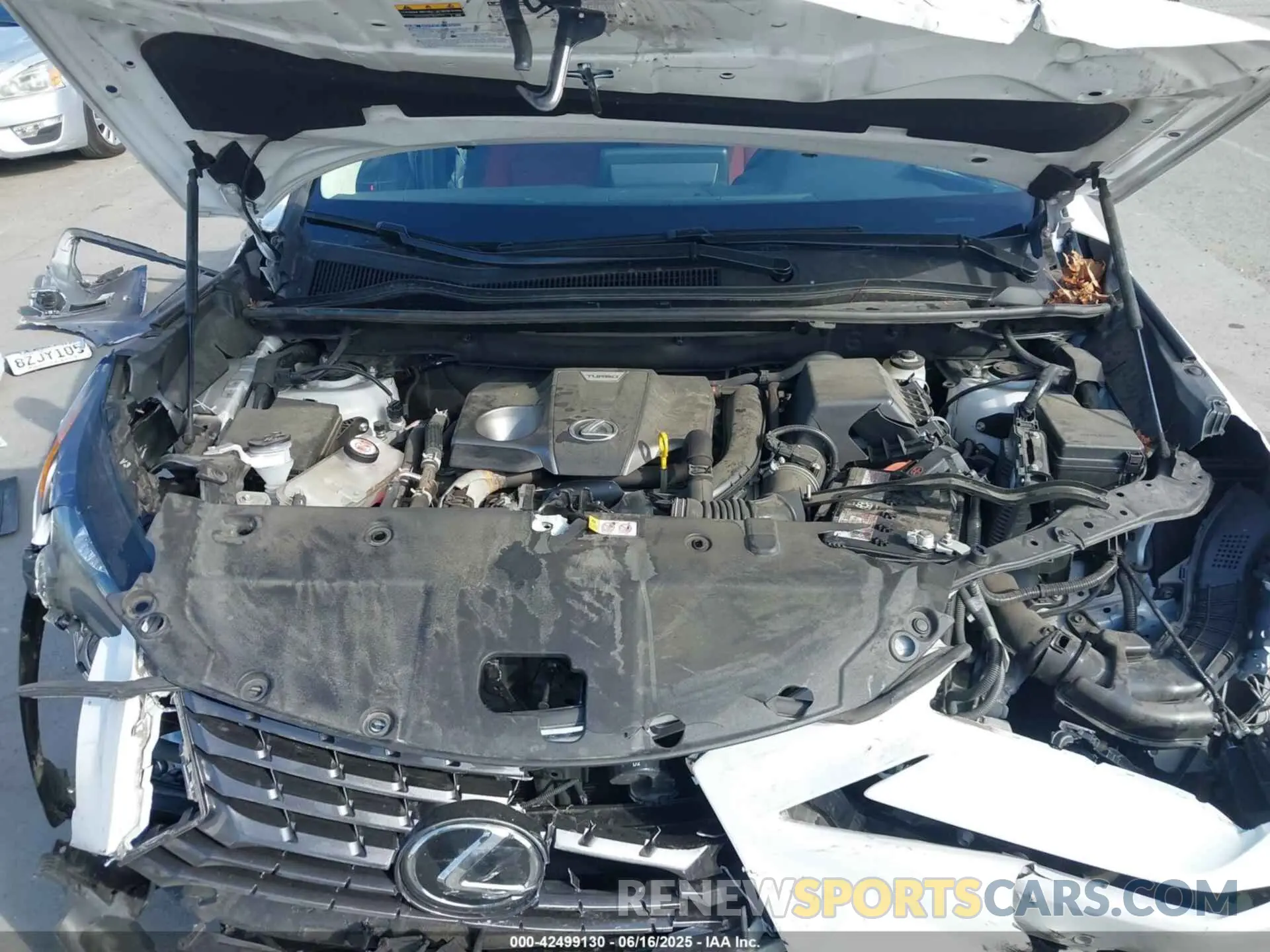 10 Photograph of a damaged car JTJGARBZXM5032858 LEXUS NX 300 2021