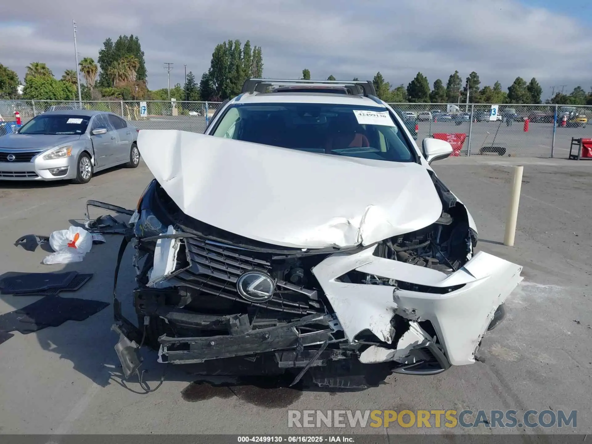 13 Photograph of a damaged car JTJGARBZXM5032858 LEXUS NX 300 2021