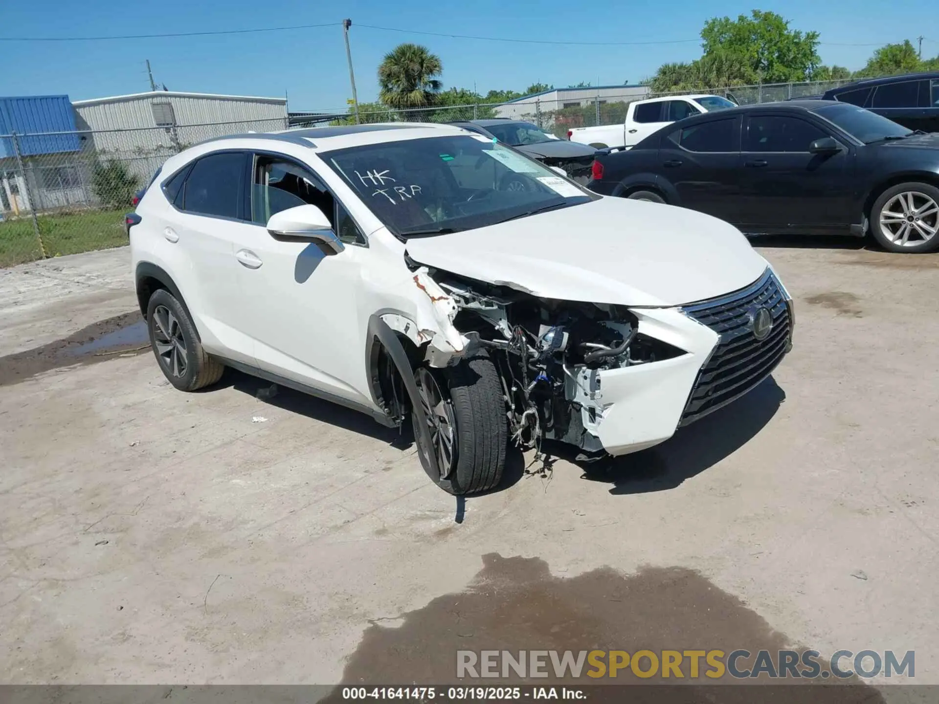 1 Photograph of a damaged car JTJGARDZ1M5024614 LEXUS NX 300 2021