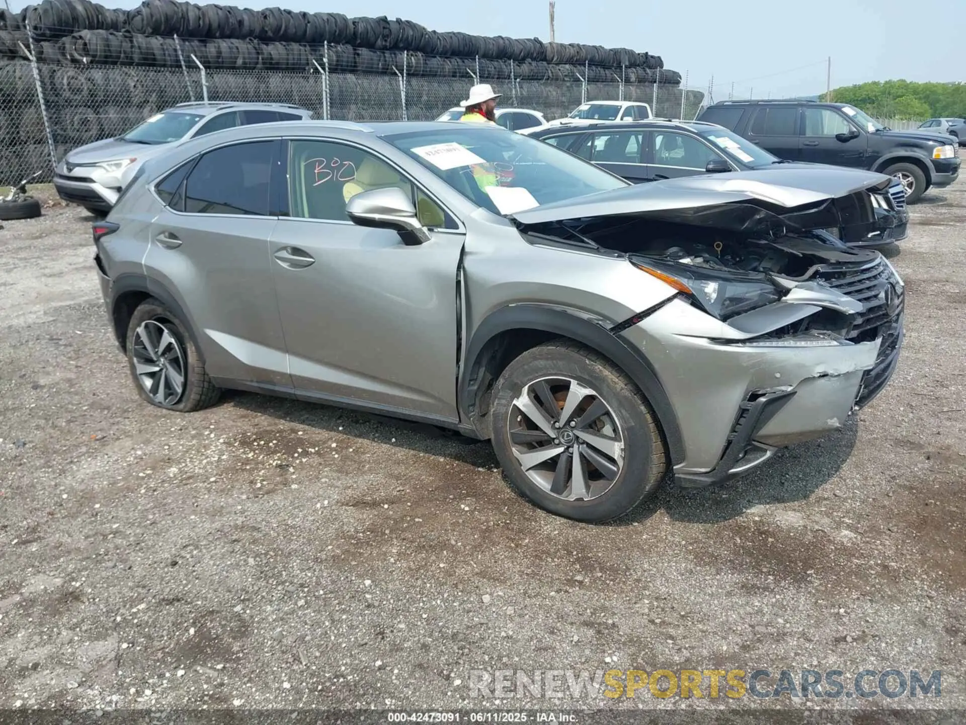 1 Photograph of a damaged car JTJGARDZ3M2243057 LEXUS NX 300 2021