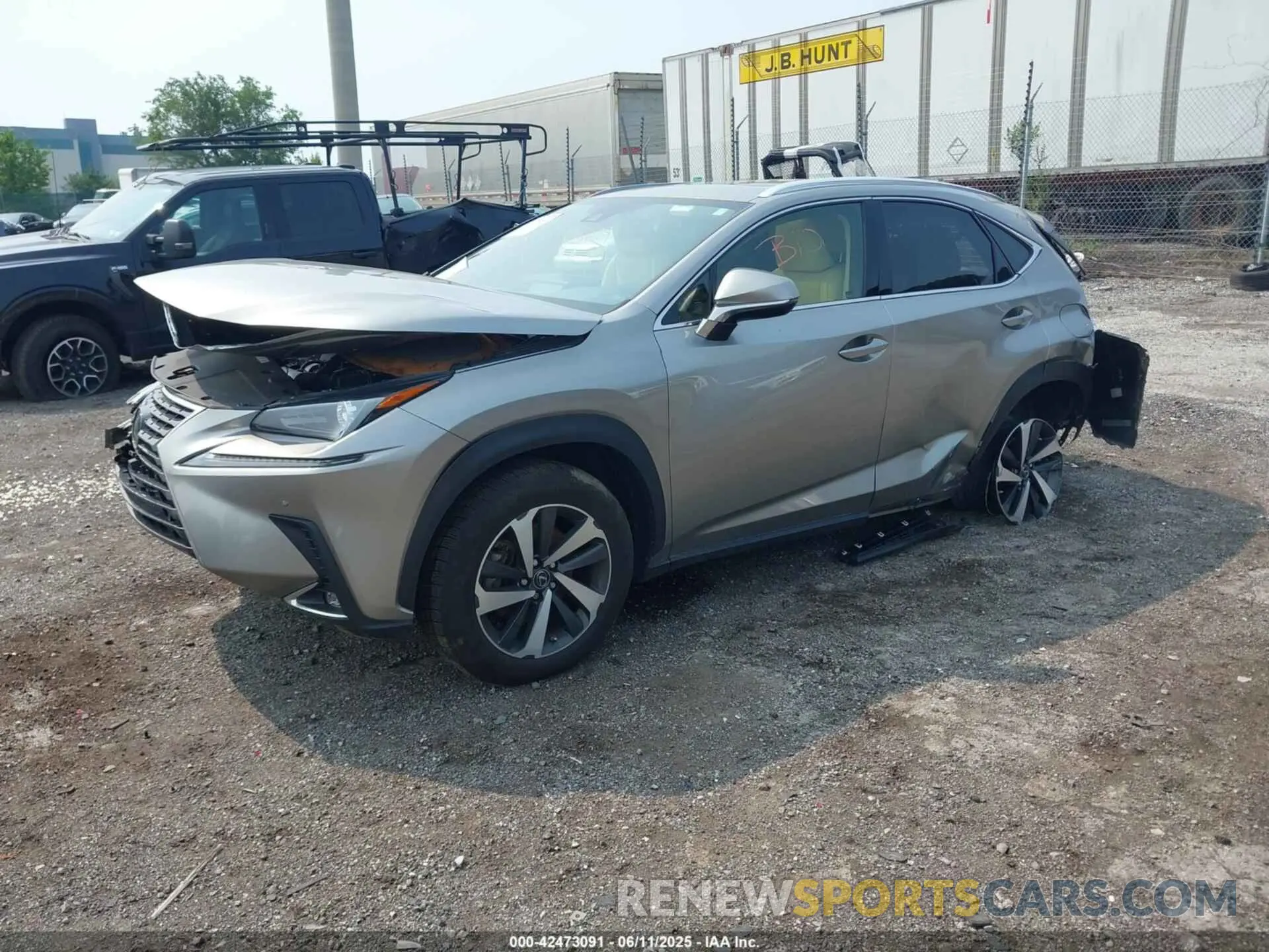 2 Photograph of a damaged car JTJGARDZ3M2243057 LEXUS NX 300 2021