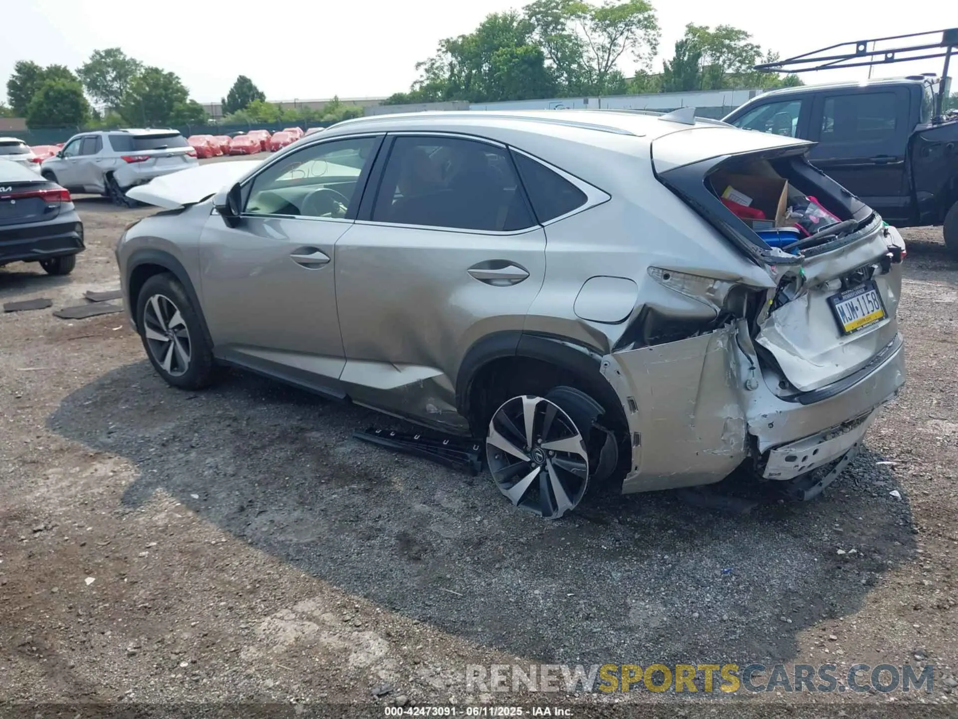 3 Photograph of a damaged car JTJGARDZ3M2243057 LEXUS NX 300 2021