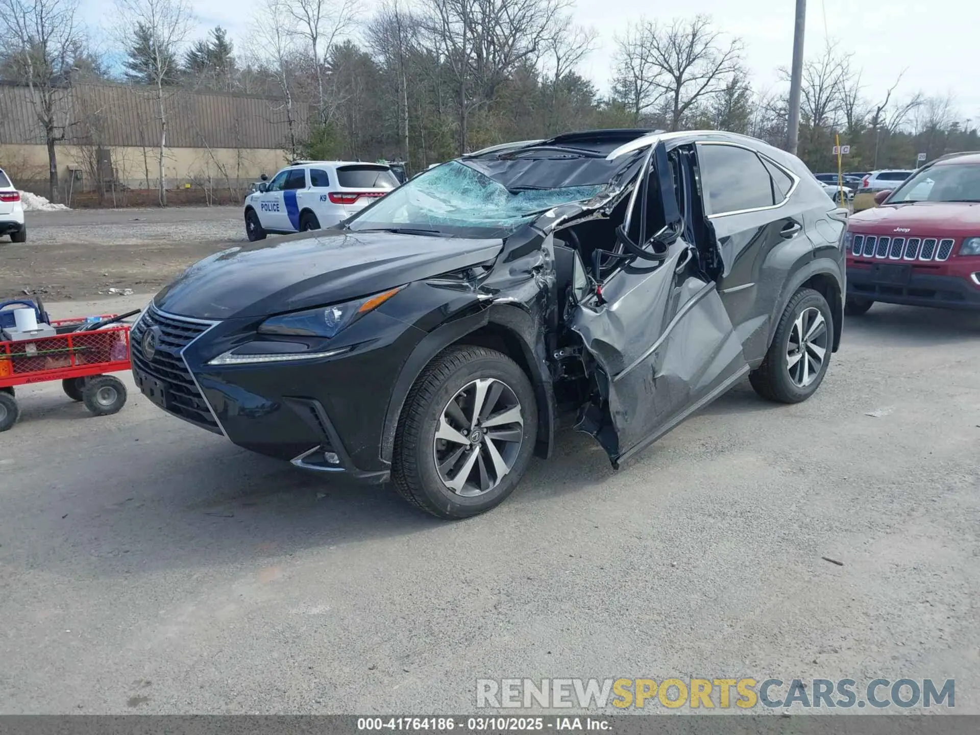 2 Photograph of a damaged car JTJGARDZ3M2252700 LEXUS NX 300 2021