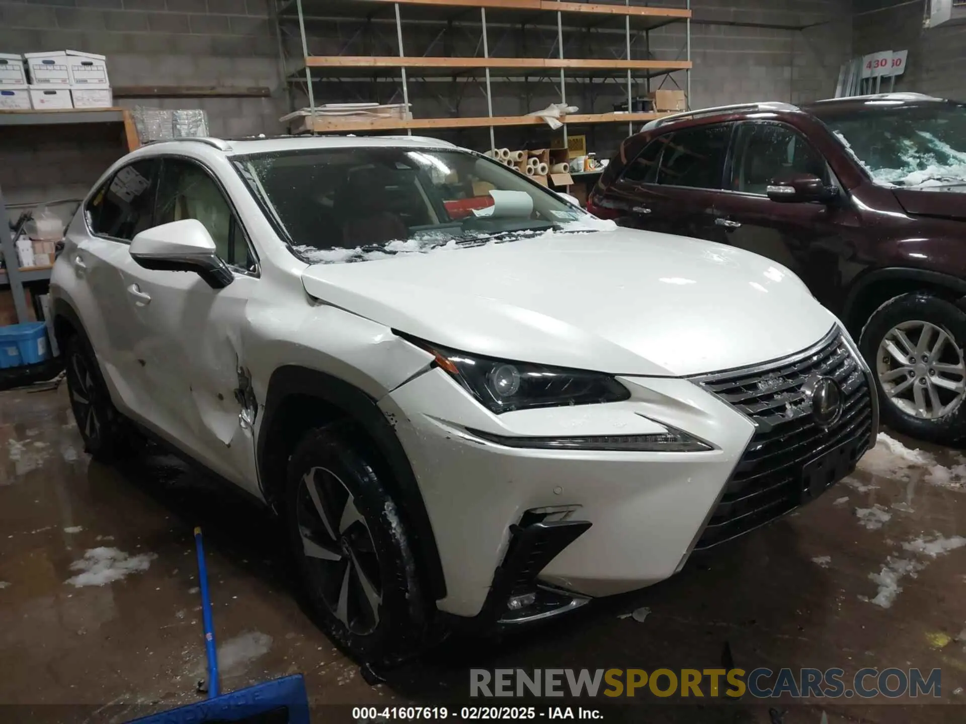 1 Photograph of a damaged car JTJGARDZ5M5022414 LEXUS NX 300 2021