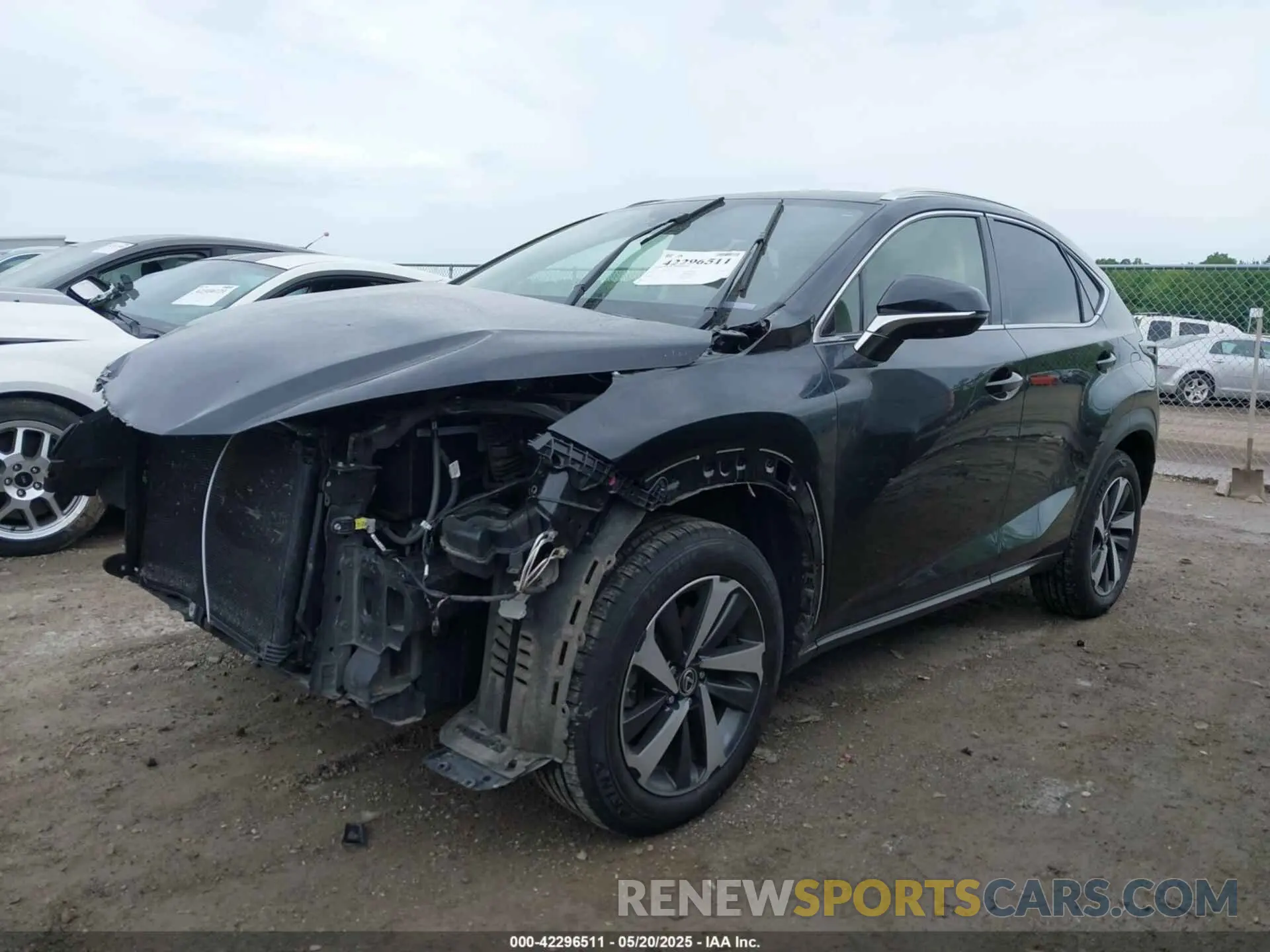 2 Photograph of a damaged car JTJGARDZ8M2248450 LEXUS NX 300 2021