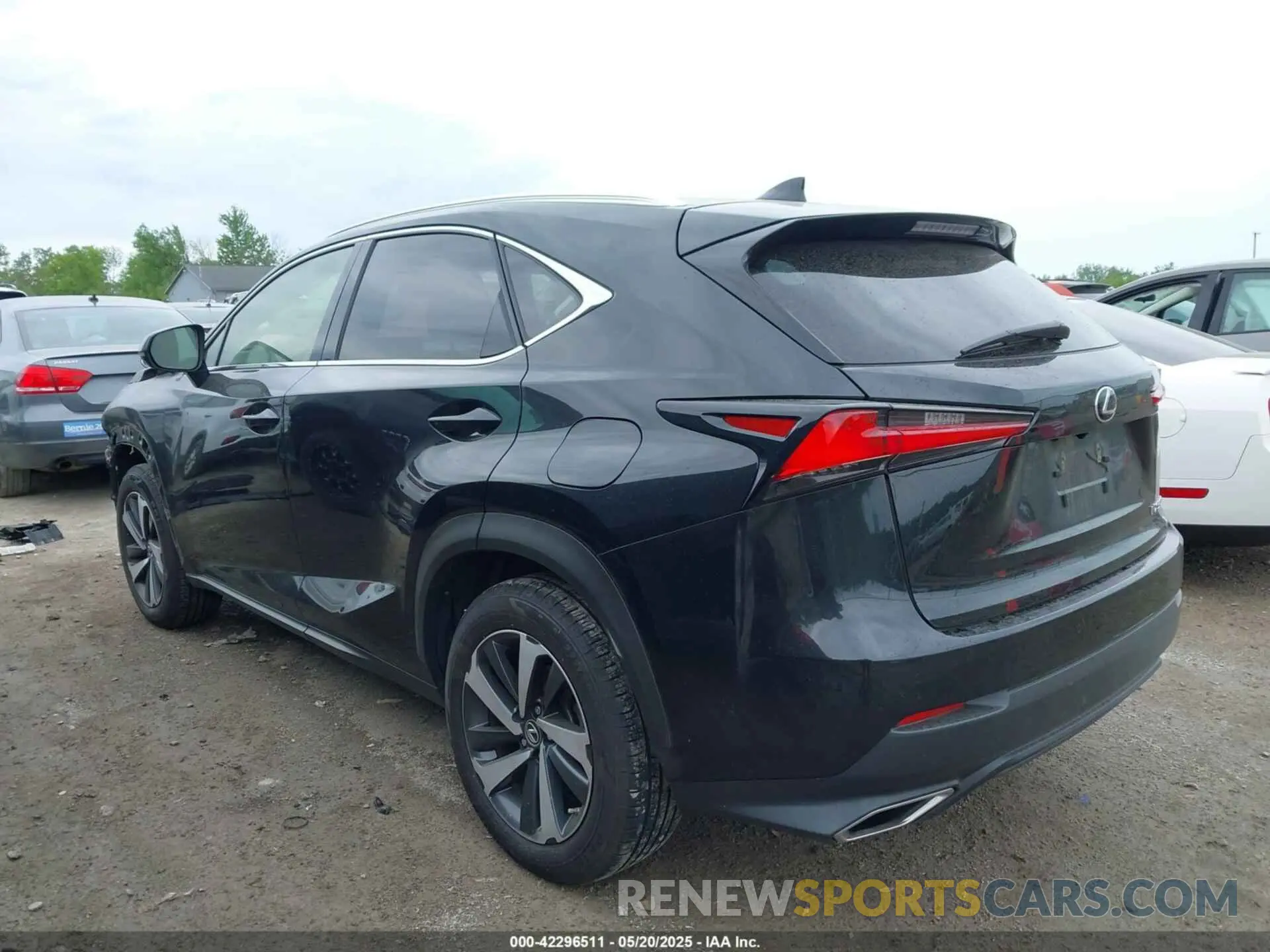 3 Photograph of a damaged car JTJGARDZ8M2248450 LEXUS NX 300 2021