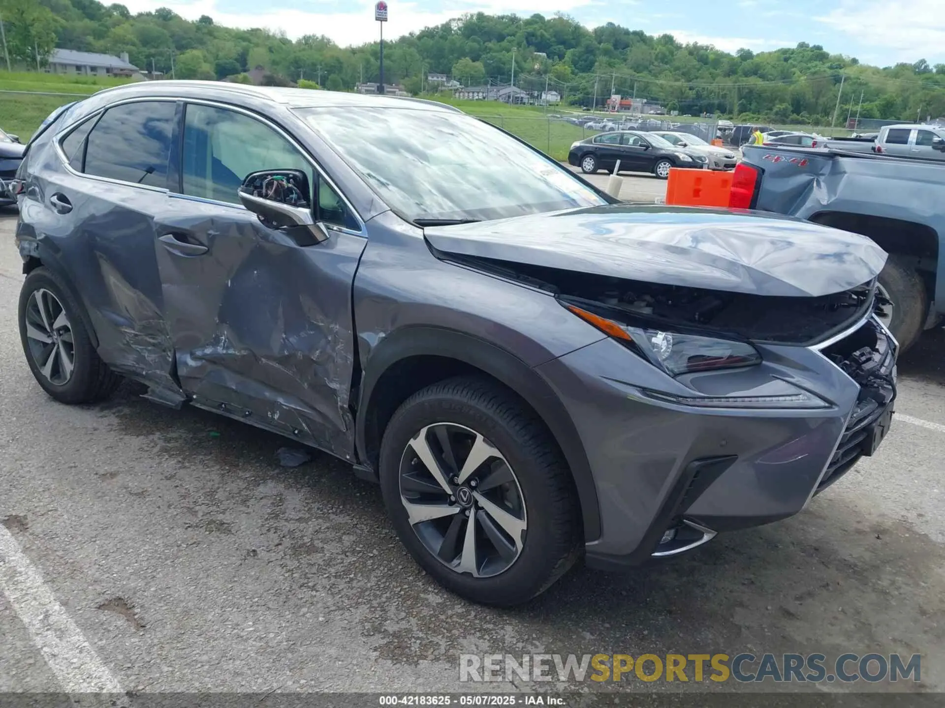 1 Photograph of a damaged car JTJGARDZ8M2250070 LEXUS NX 300 2021