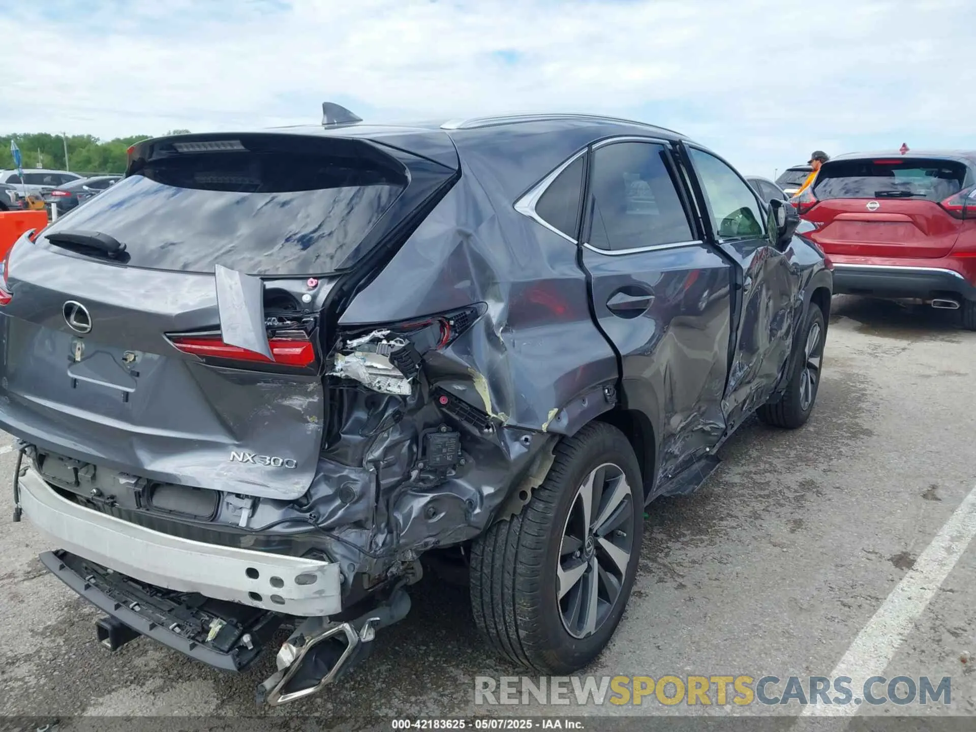 19 Photograph of a damaged car JTJGARDZ8M2250070 LEXUS NX 300 2021