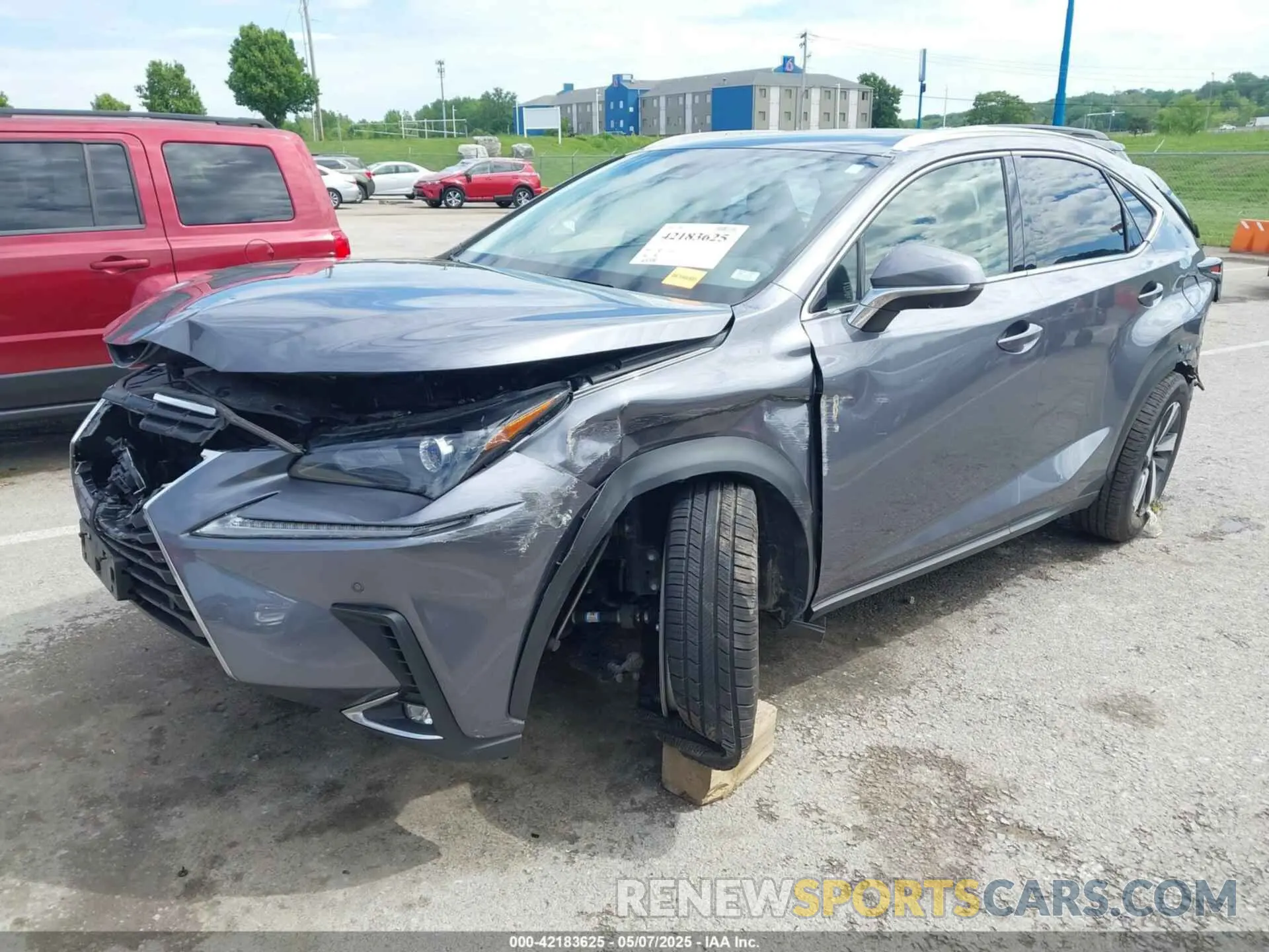 2 Photograph of a damaged car JTJGARDZ8M2250070 LEXUS NX 300 2021