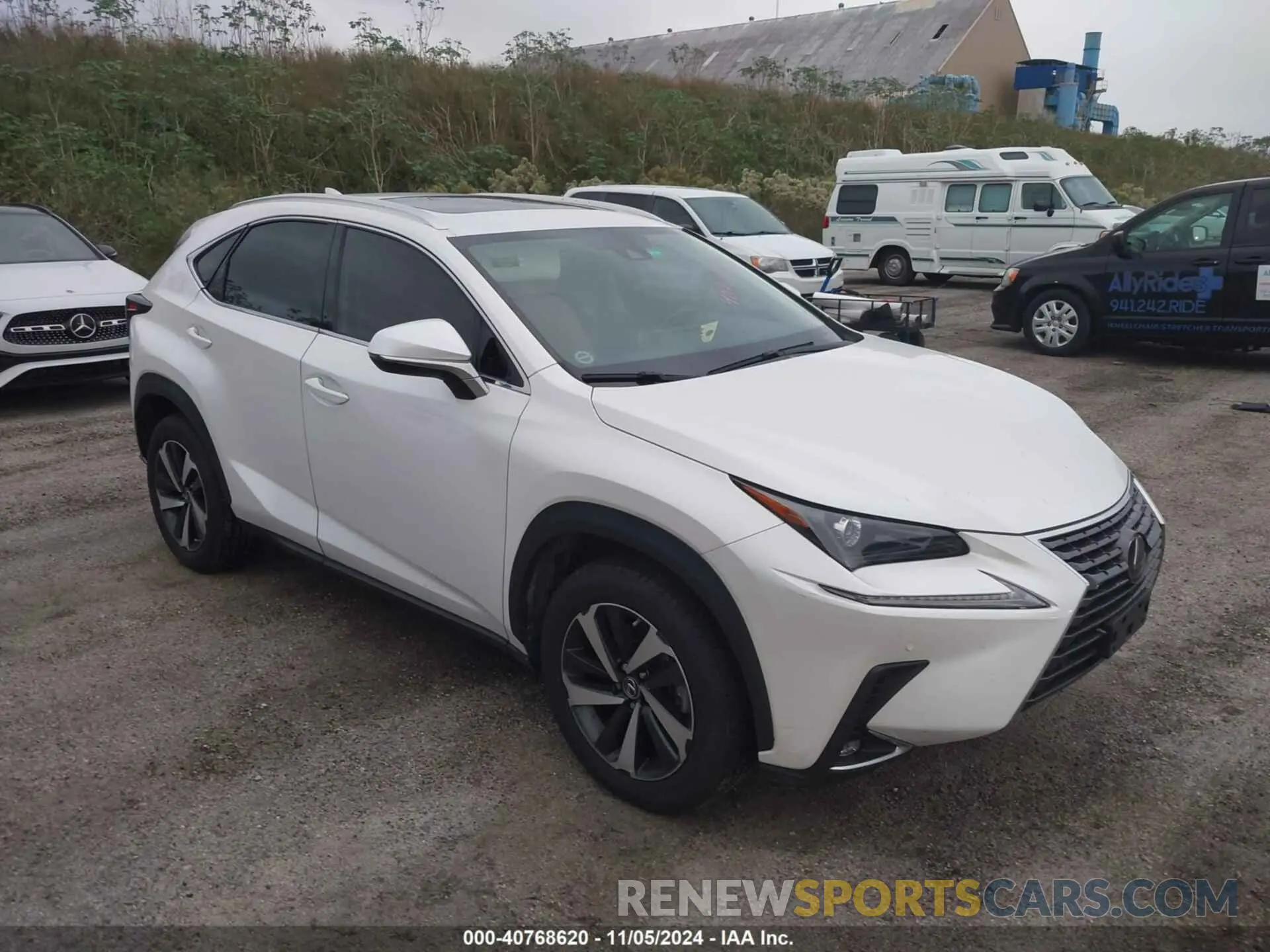 1 Photograph of a damaged car JTJGARDZXM5023459 LEXUS NX 300 2021