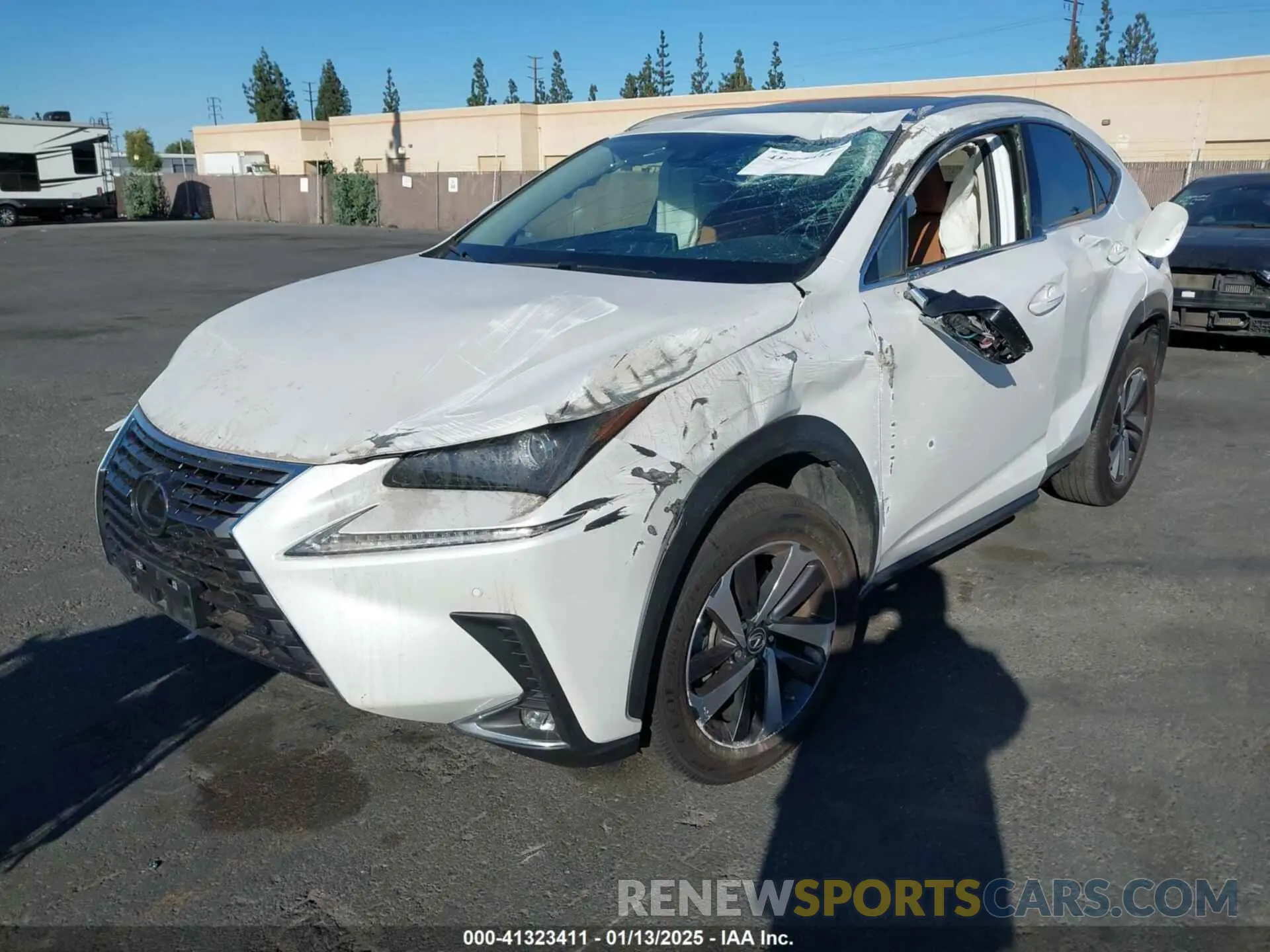 2 Photograph of a damaged car JTJGARDZXM5028693 LEXUS NX 300 2021