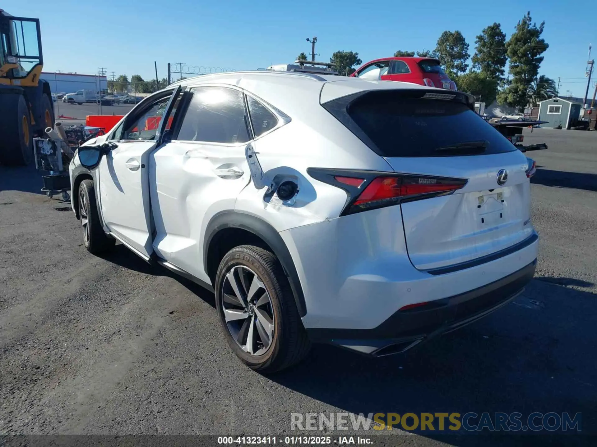 3 Photograph of a damaged car JTJGARDZXM5028693 LEXUS NX 300 2021