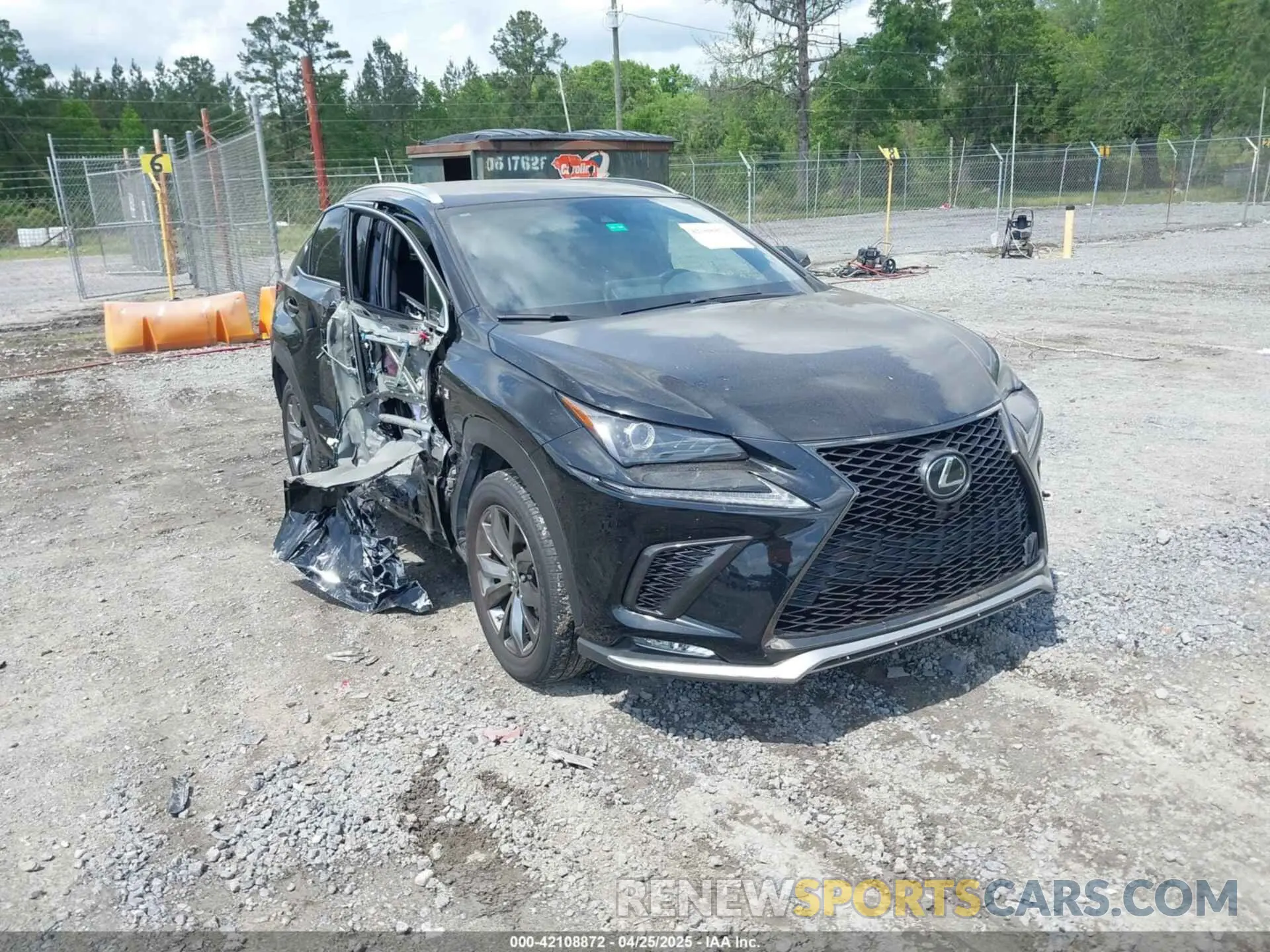 1 Photograph of a damaged car JTJSARBZ0M2195160 LEXUS NX 300 2021