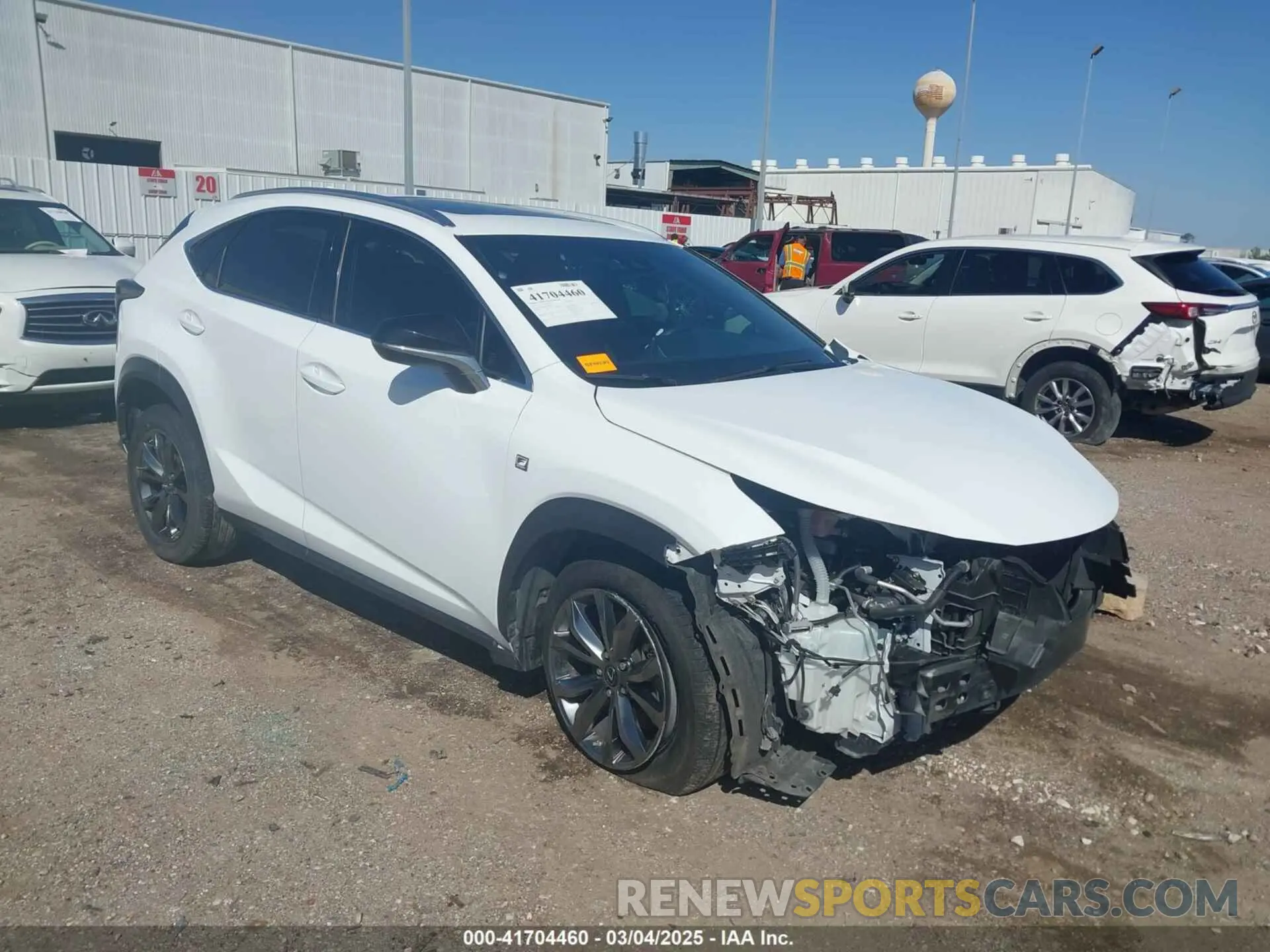 1 Photograph of a damaged car JTJSARBZ0M2200213 LEXUS NX 300 2021
