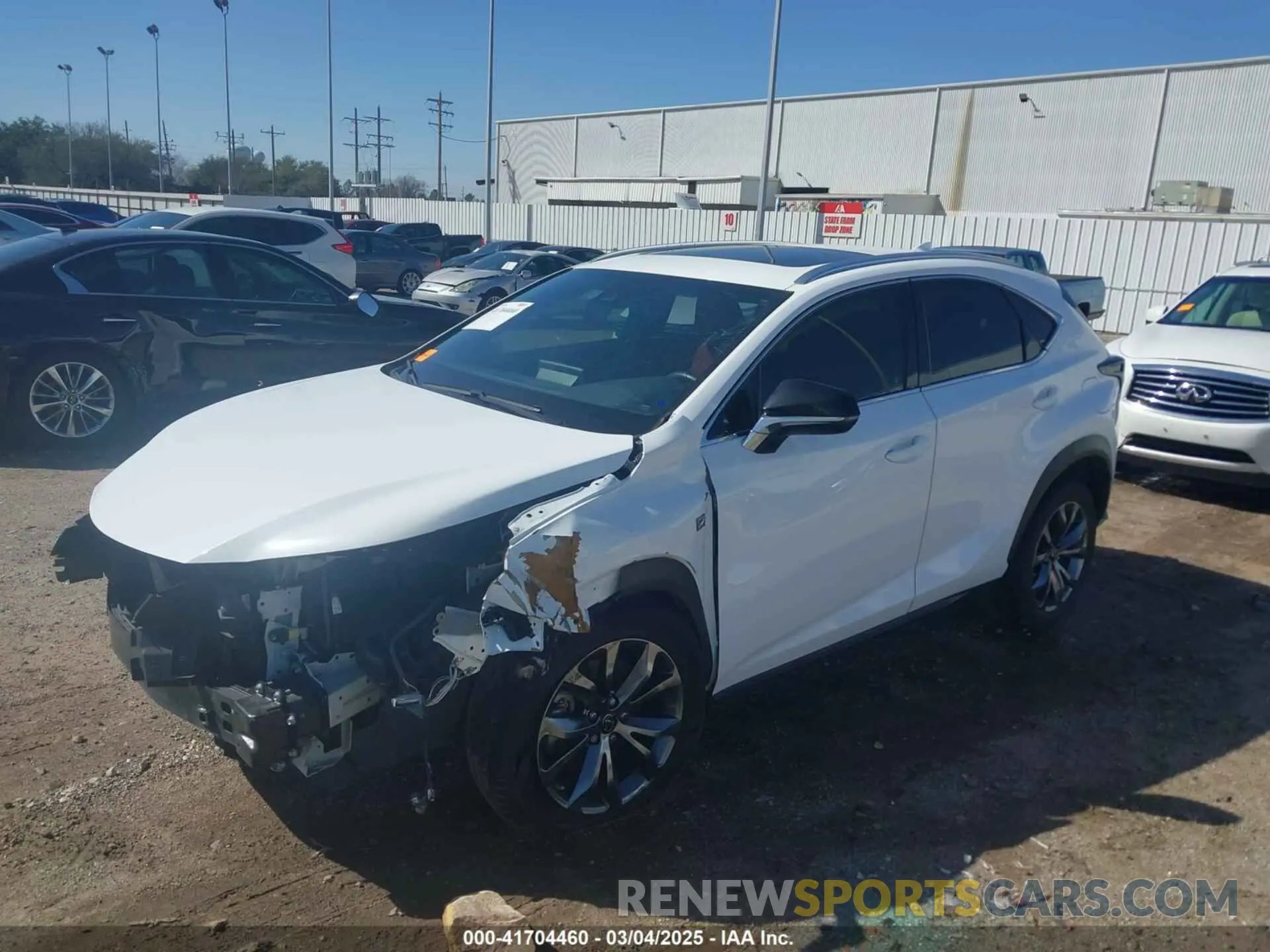 2 Photograph of a damaged car JTJSARBZ0M2200213 LEXUS NX 300 2021