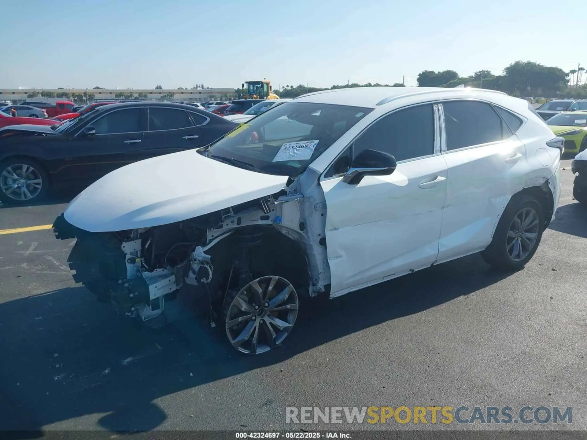 2 Photograph of a damaged car JTJSARBZ2M2203405 LEXUS NX 300 2021