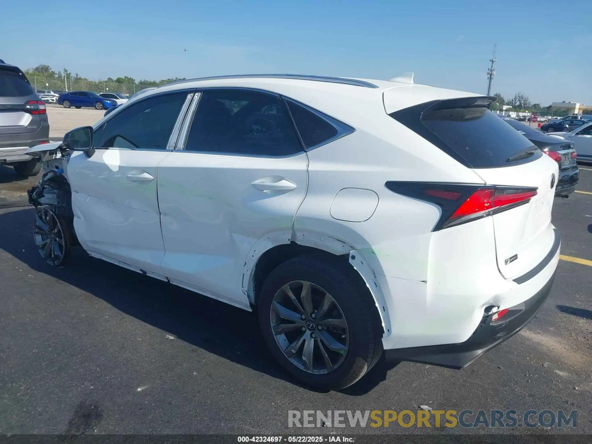 3 Photograph of a damaged car JTJSARBZ2M2203405 LEXUS NX 300 2021