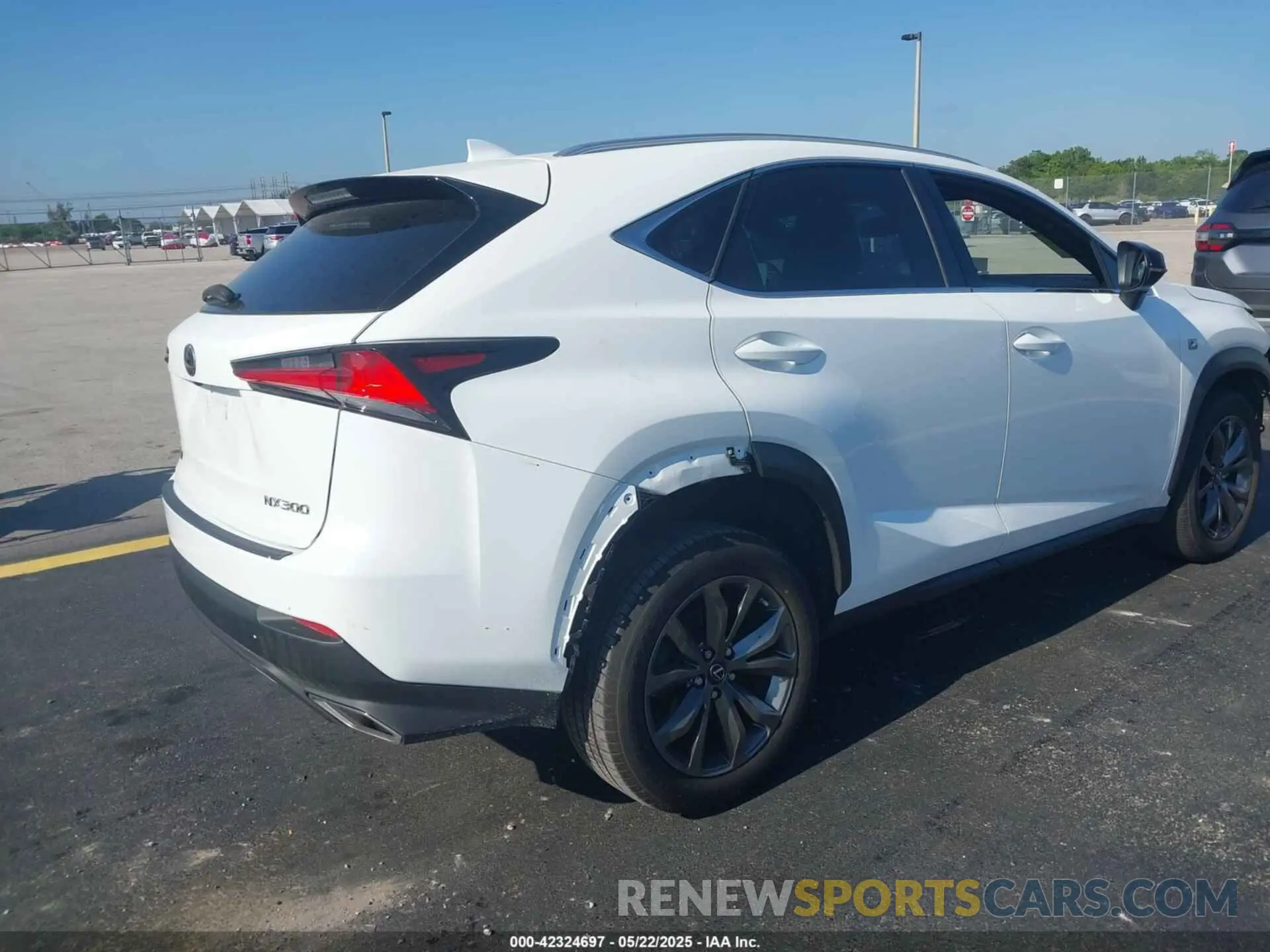 4 Photograph of a damaged car JTJSARBZ2M2203405 LEXUS NX 300 2021