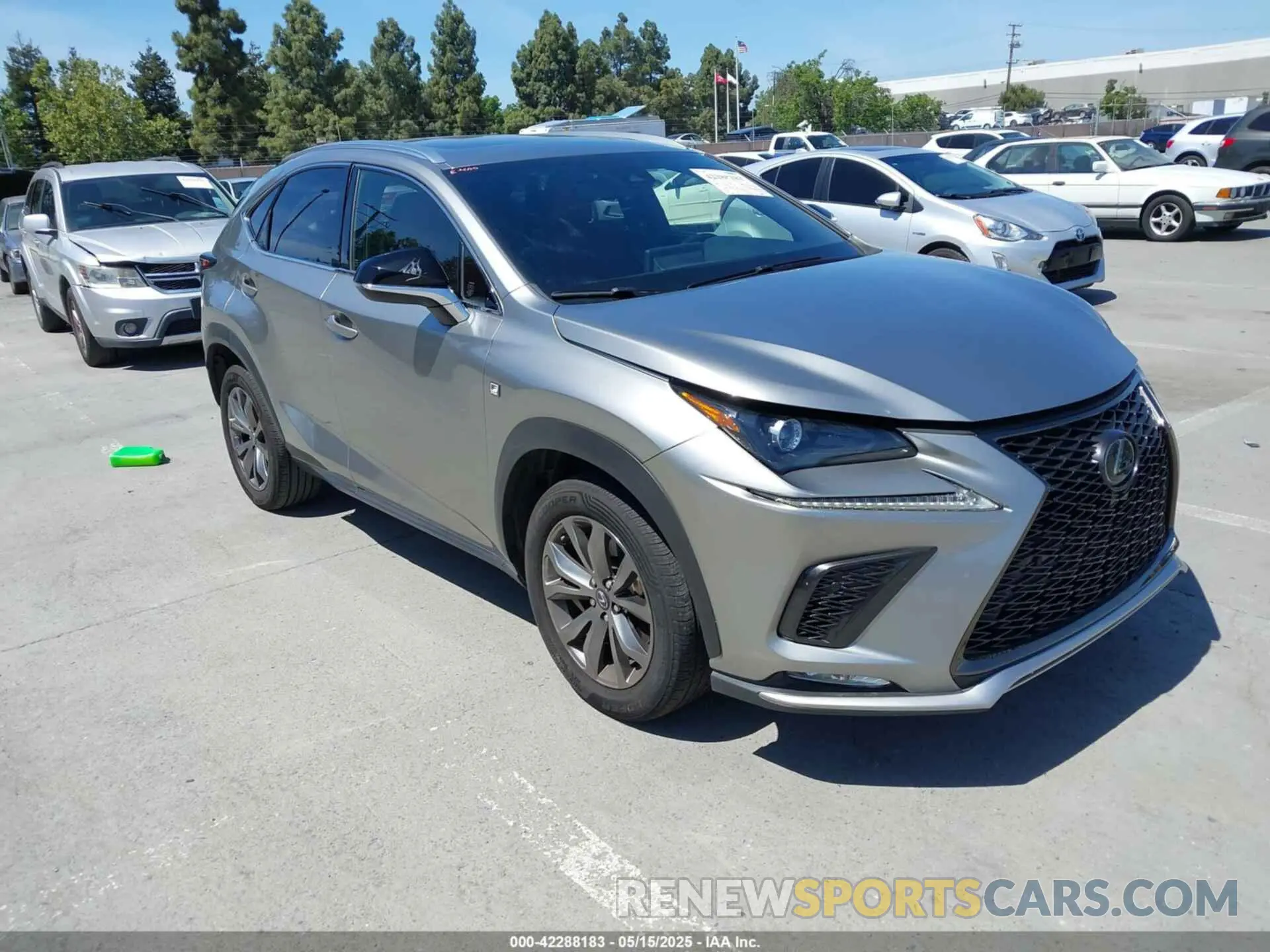 1 Photograph of a damaged car JTJSARBZ3M2192611 LEXUS NX 300 2021