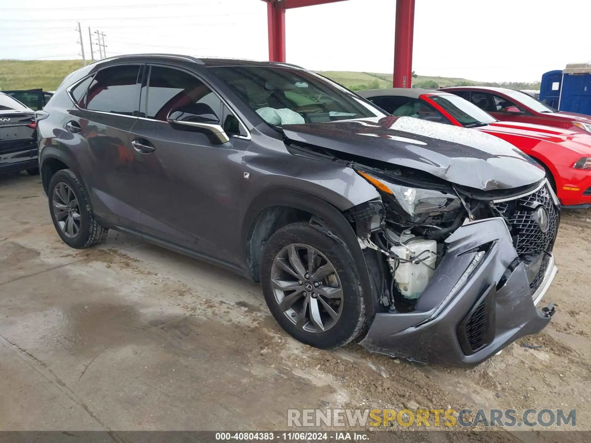 1 Photograph of a damaged car JTJSARBZXM2201952 LEXUS NX 300 2021