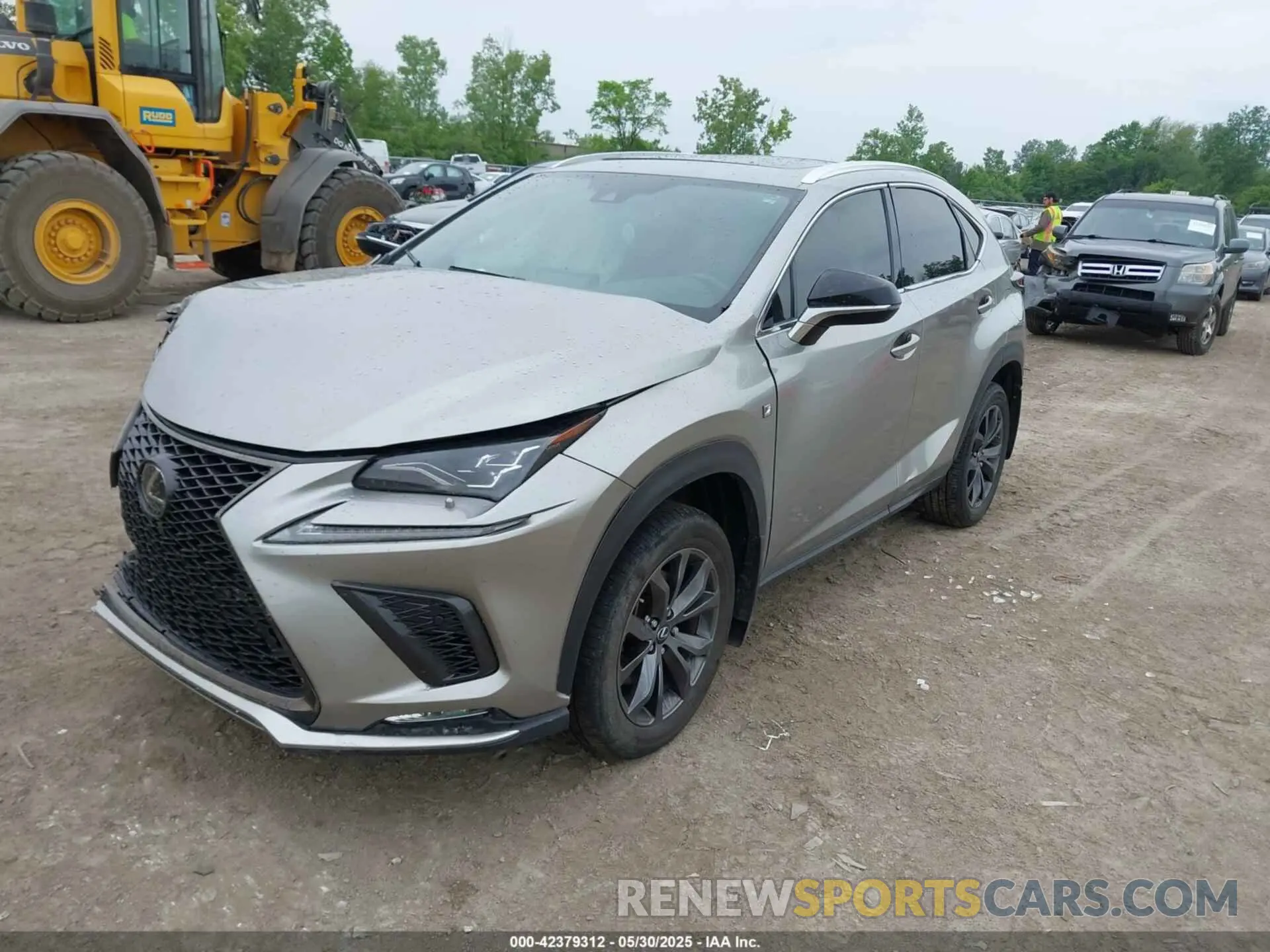 2 Photograph of a damaged car JTJSARDZ4M2251355 LEXUS NX 300 2021
