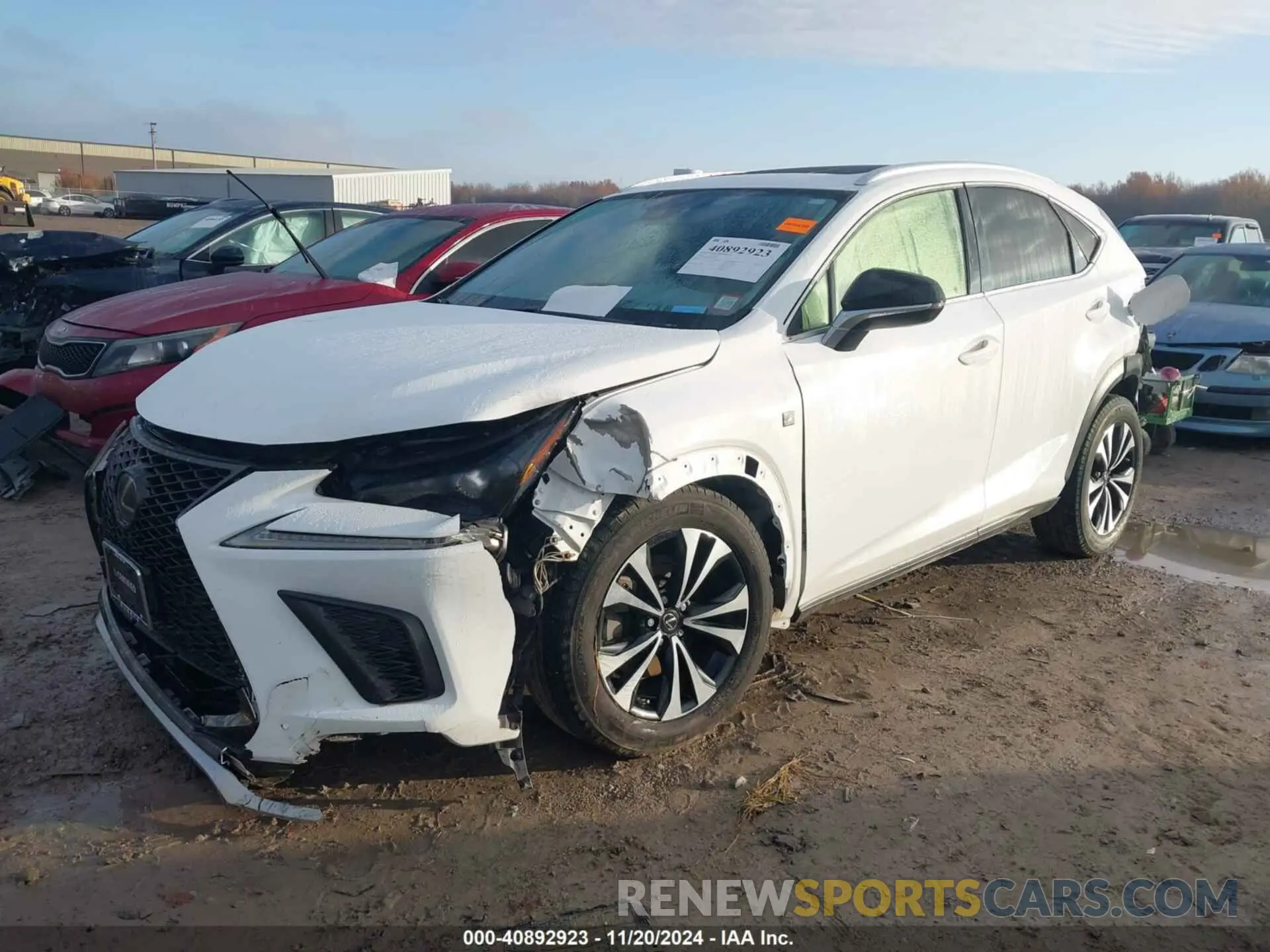 2 Photograph of a damaged car JTJSARDZ5M2239697 LEXUS NX 300 2021