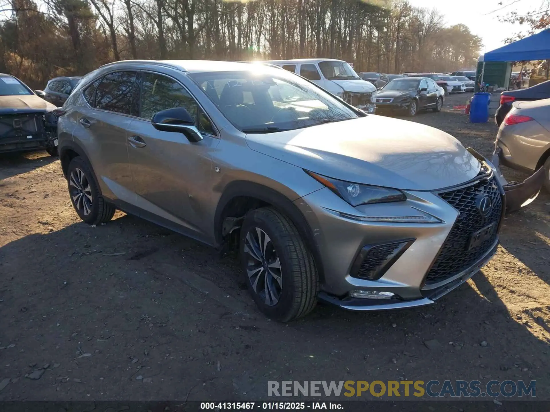 1 Photograph of a damaged car JTJSARDZ9M2250461 LEXUS NX 300 2021