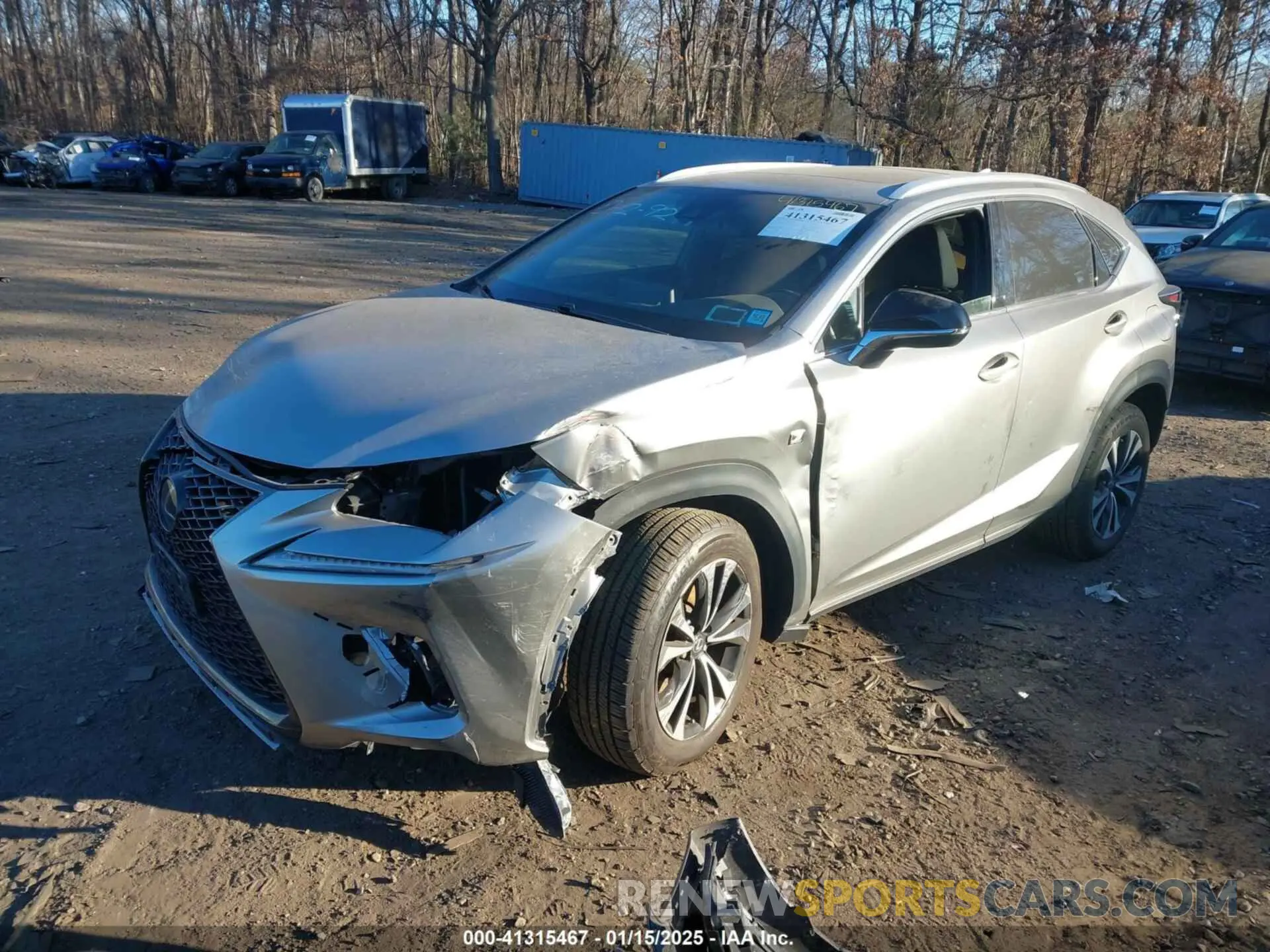 2 Photograph of a damaged car JTJSARDZ9M2250461 LEXUS NX 300 2021