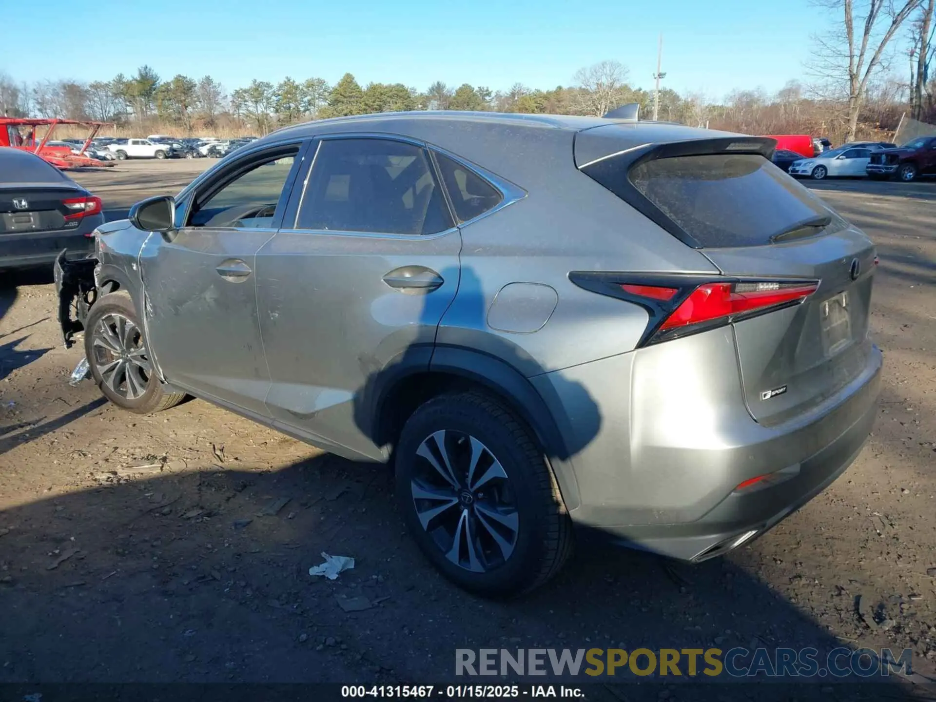 3 Photograph of a damaged car JTJSARDZ9M2250461 LEXUS NX 300 2021