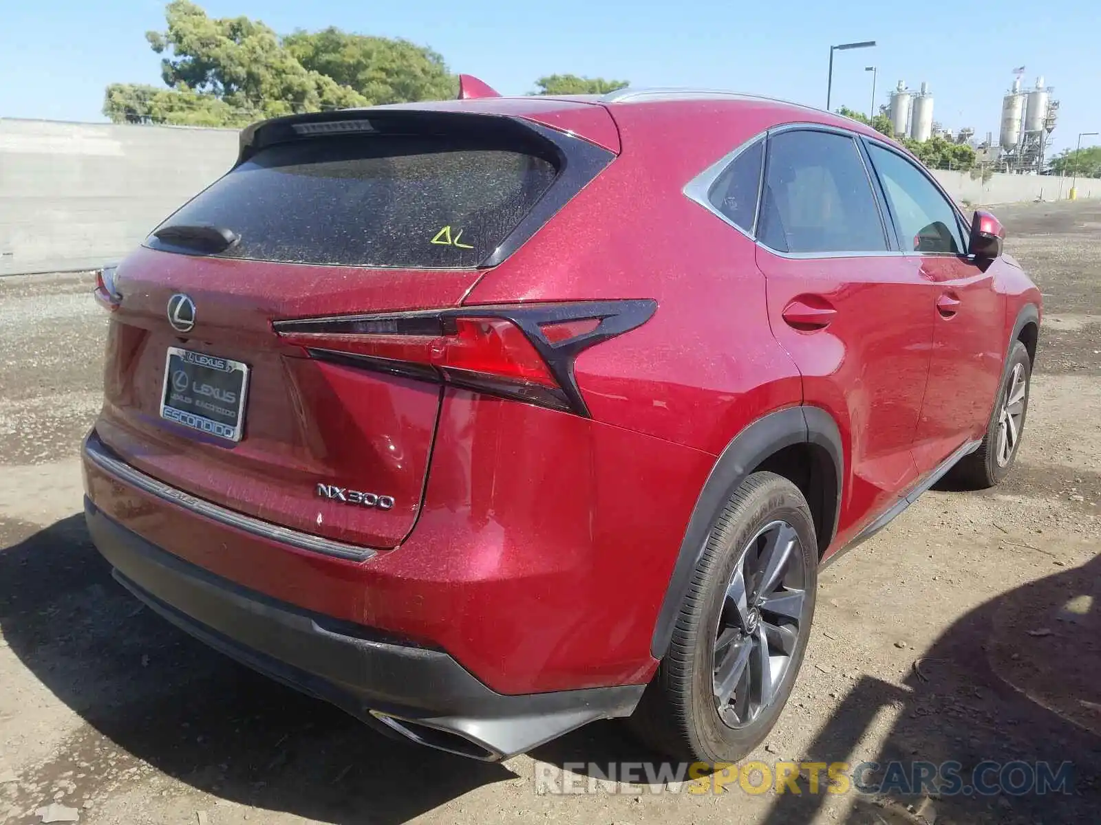 4 Photograph of a damaged car JTJYARBZ7K2119488 LEXUS NX 300 BAS 2019