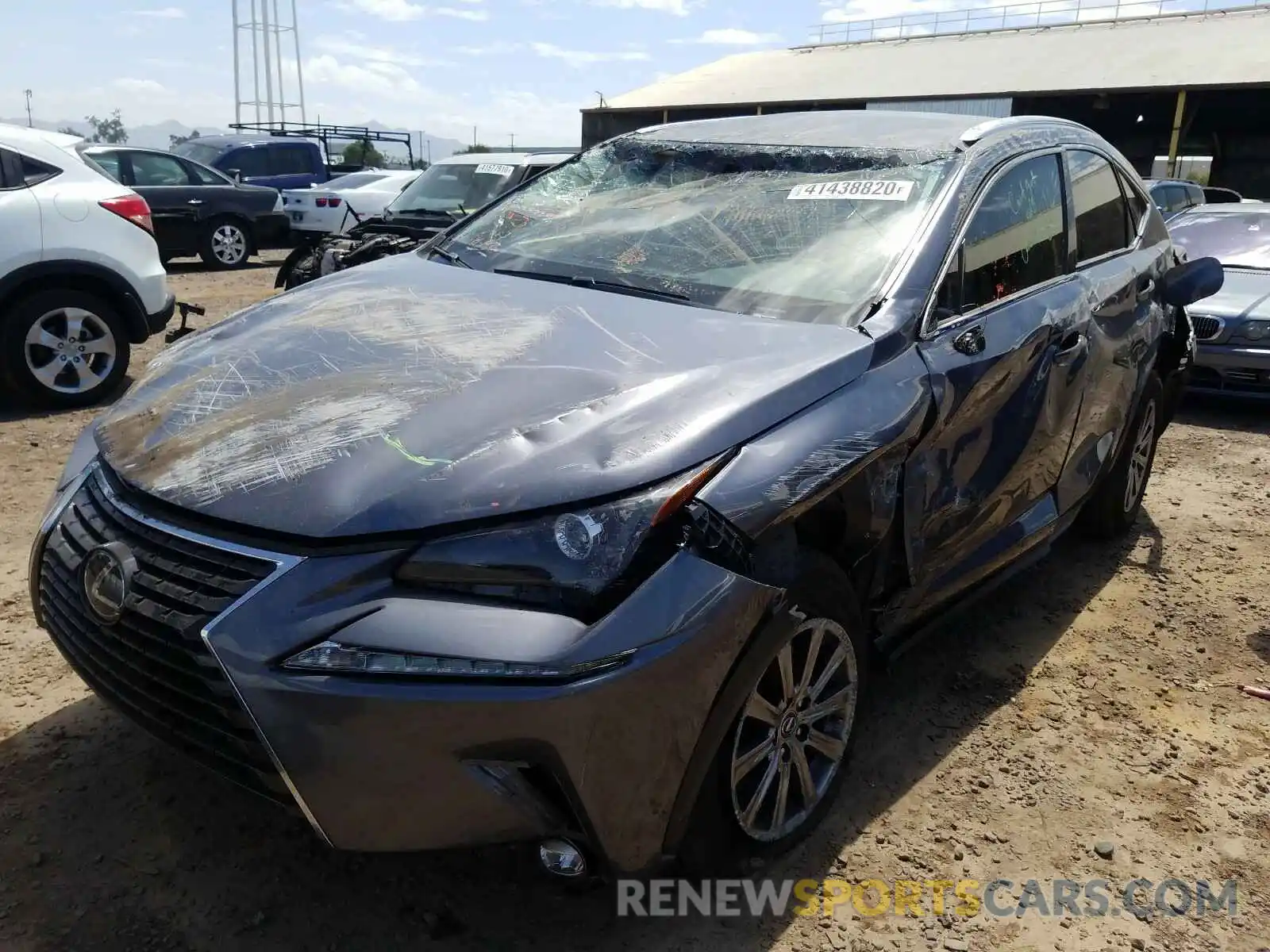 2 Photograph of a damaged car JTJYARBZ8K2130760 LEXUS NX 300 BAS 2019