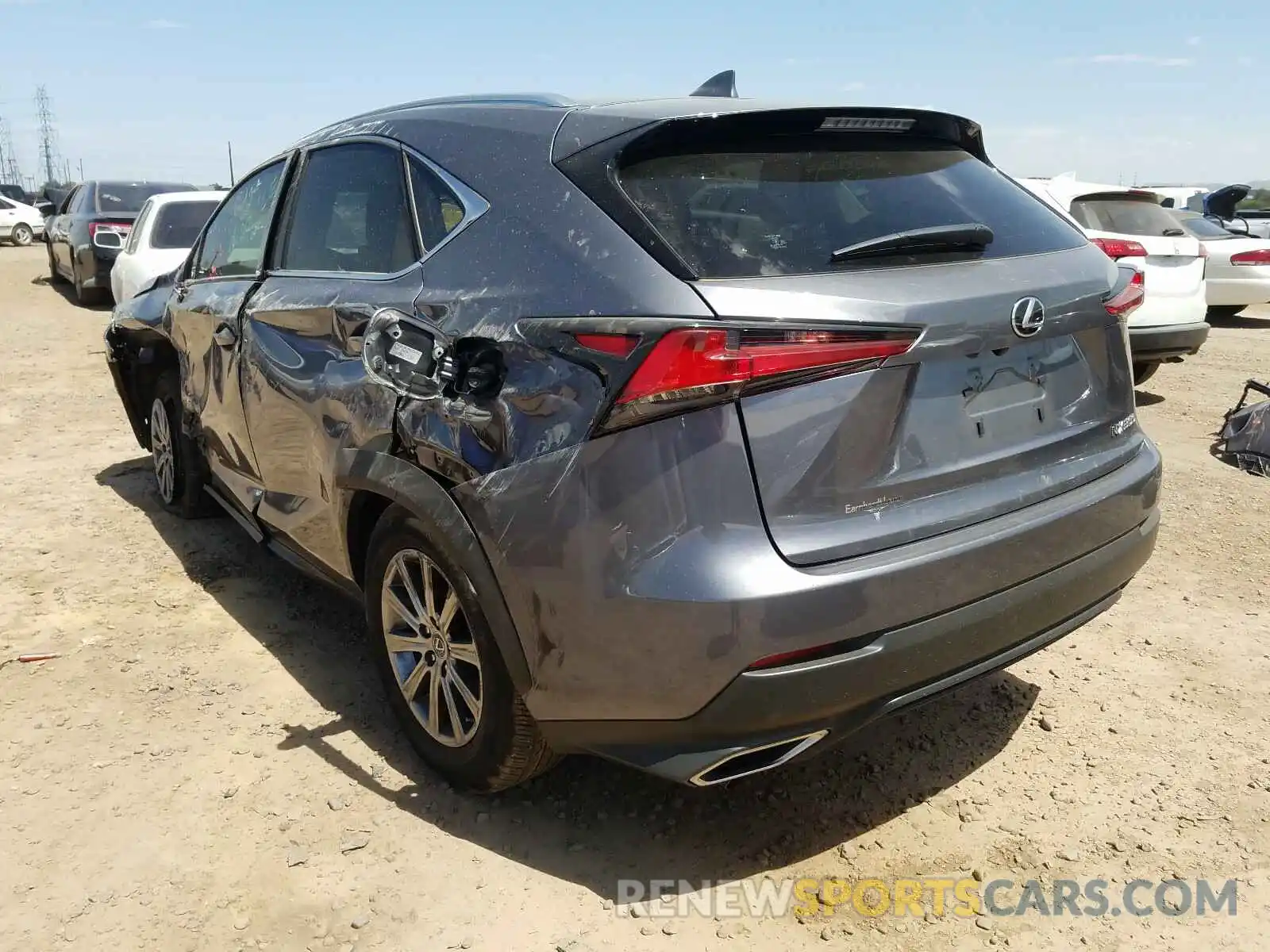 3 Photograph of a damaged car JTJYARBZ8K2130760 LEXUS NX 300 BAS 2019