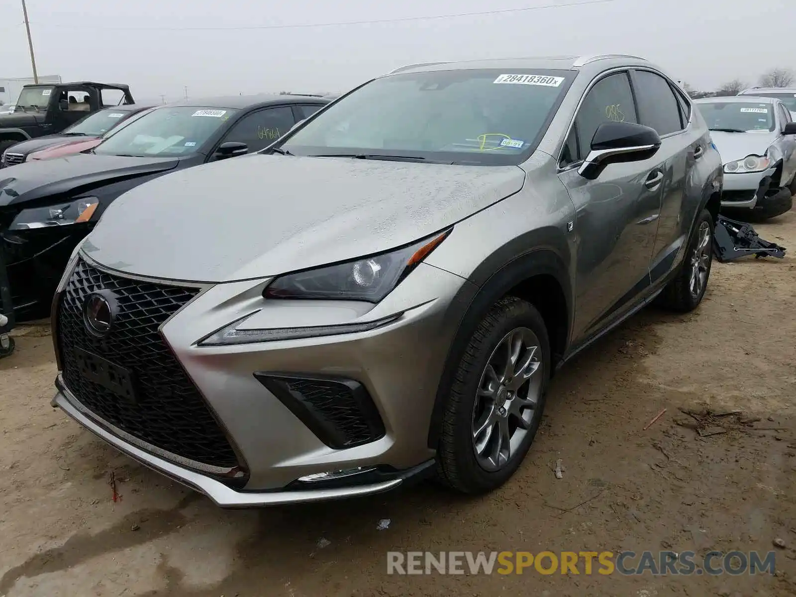 2 Photograph of a damaged car JTJYARBZ9K2150158 LEXUS NX 300 BAS 2019