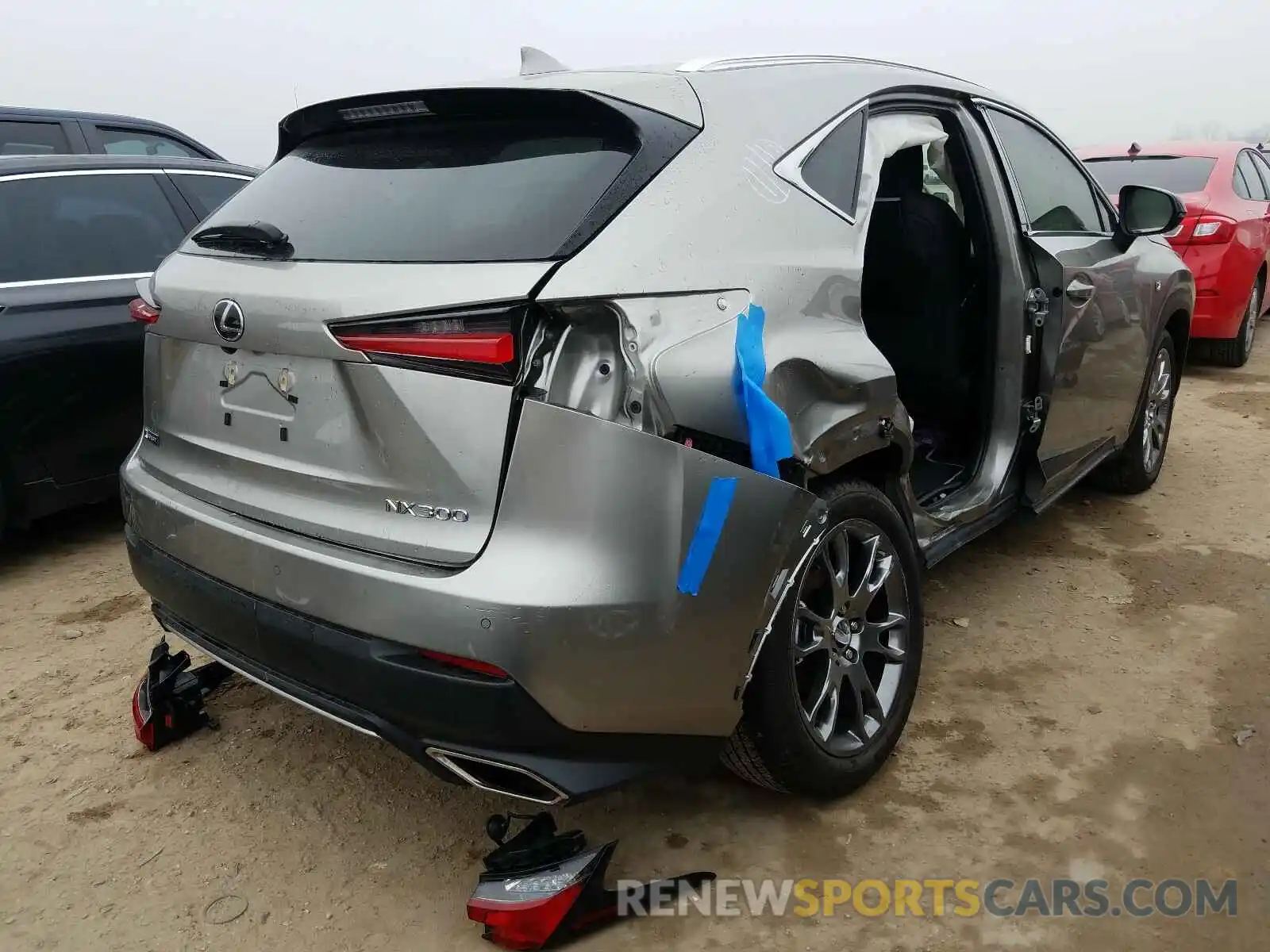 4 Photograph of a damaged car JTJYARBZ9K2150158 LEXUS NX 300 BAS 2019