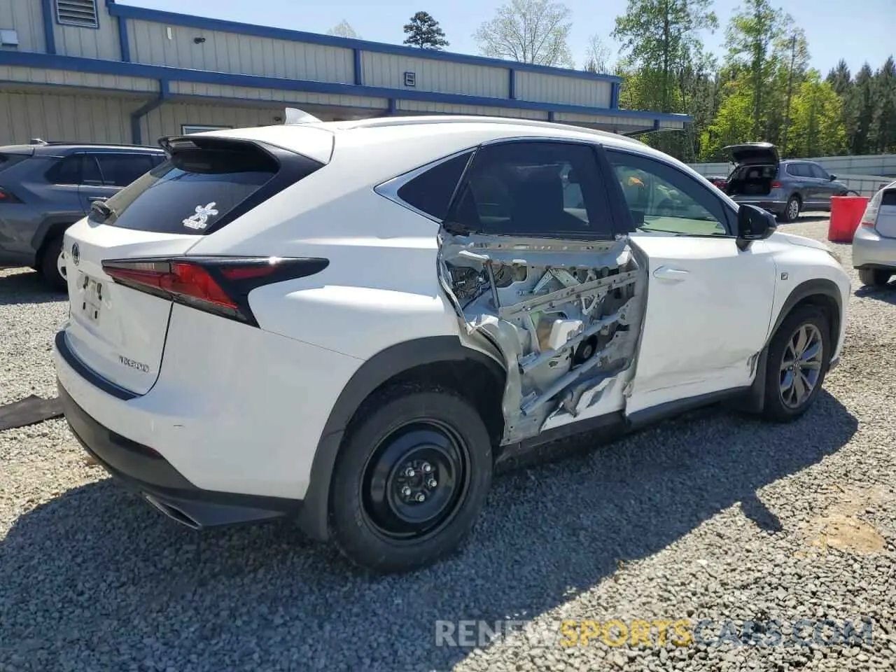 3 Photograph of a damaged car JTJJARBZ8L5005016 LEXUS NX 300 F S 2020