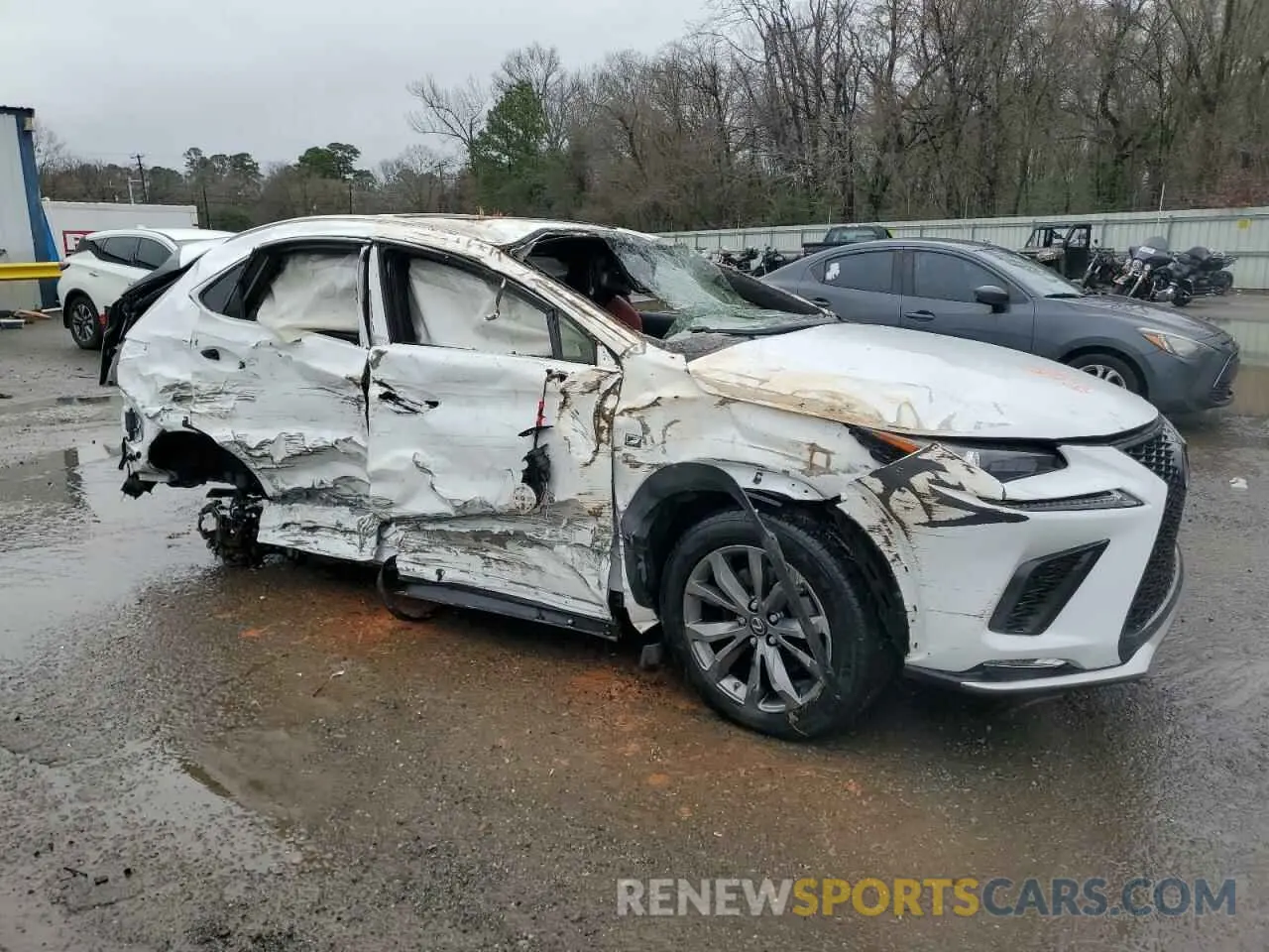 4 Photograph of a damaged car JTJSARBZ1L5019473 LEXUS NX 300 F S 2020