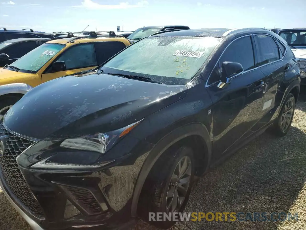 1 Photograph of a damaged car JTJSARBZ4L2177520 LEXUS NX 300 F S 2020