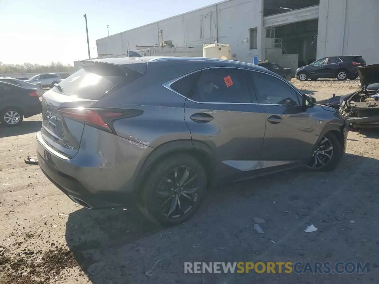 3 Photograph of a damaged car JTJSARBZ4L5007172 LEXUS NX 300 F S 2020