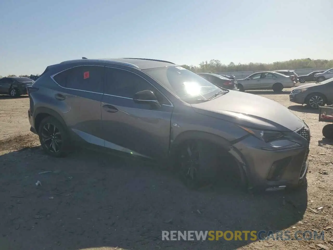 4 Photograph of a damaged car JTJSARBZ4L5007172 LEXUS NX 300 F S 2020
