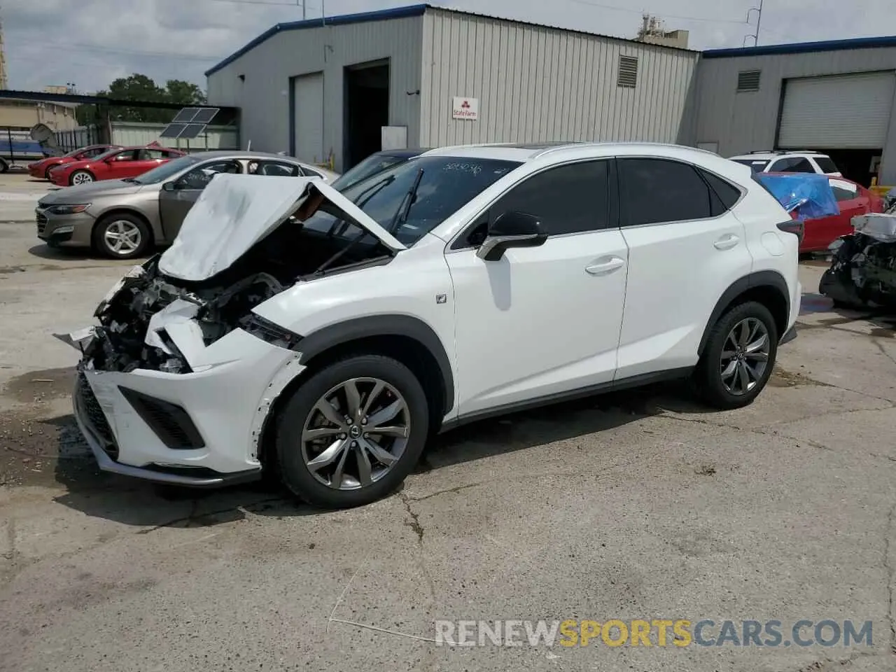 1 Photograph of a damaged car JTJSARBZ5L5010517 LEXUS NX 300 F S 2020