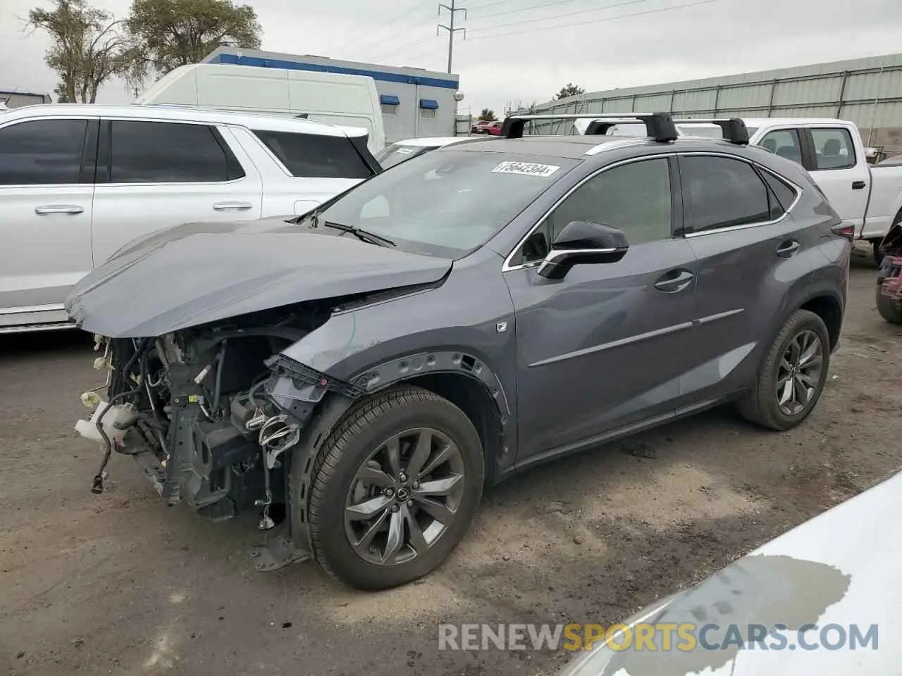 1 Photograph of a damaged car JTJSARBZ8L2173891 LEXUS NX 300 F S 2020