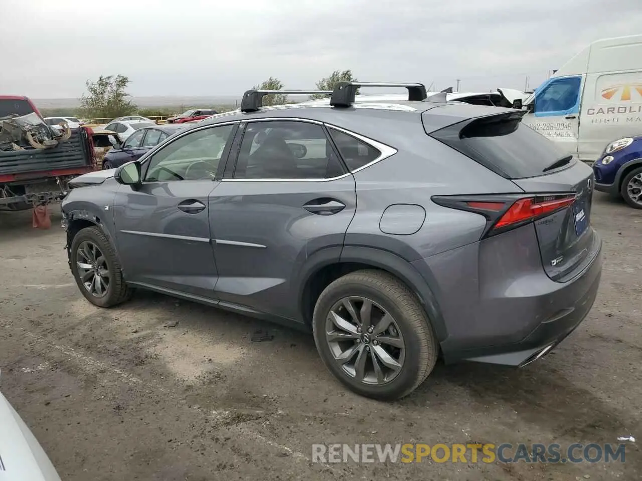 2 Photograph of a damaged car JTJSARBZ8L2173891 LEXUS NX 300 F S 2020