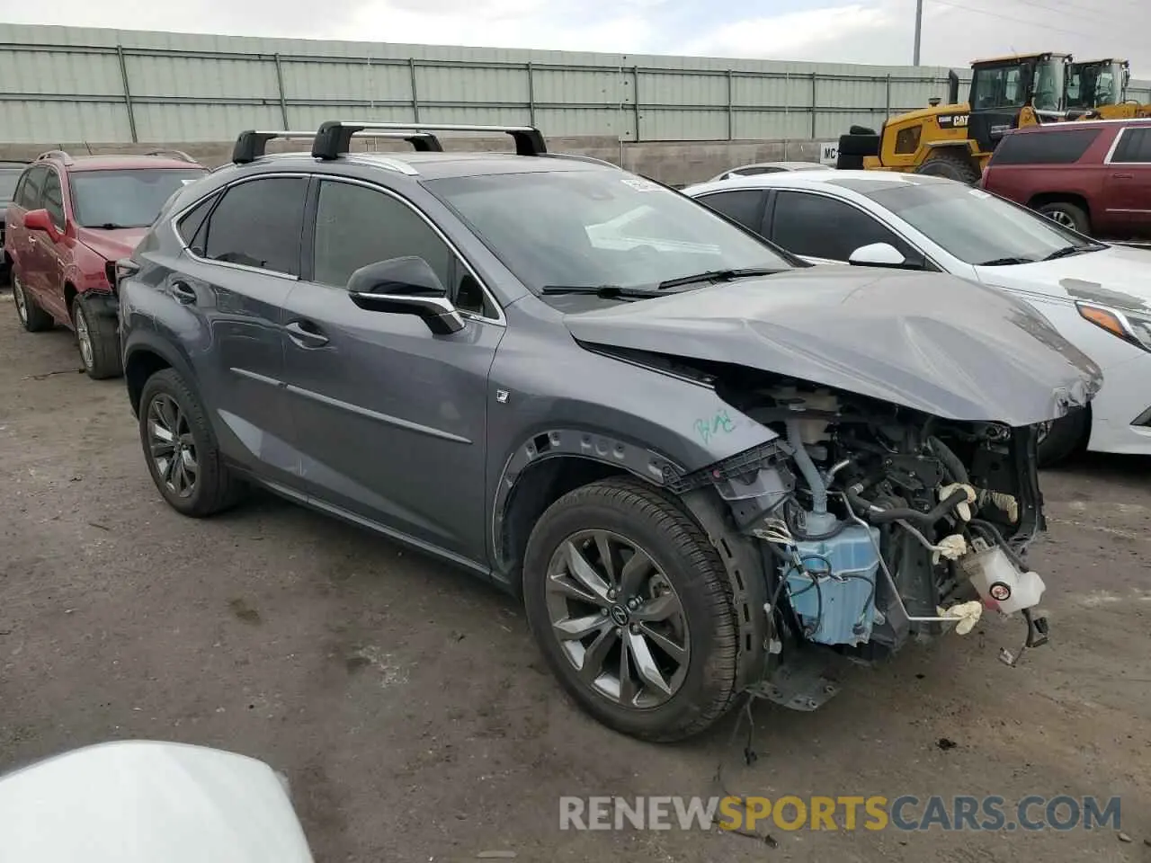 4 Photograph of a damaged car JTJSARBZ8L2173891 LEXUS NX 300 F S 2020