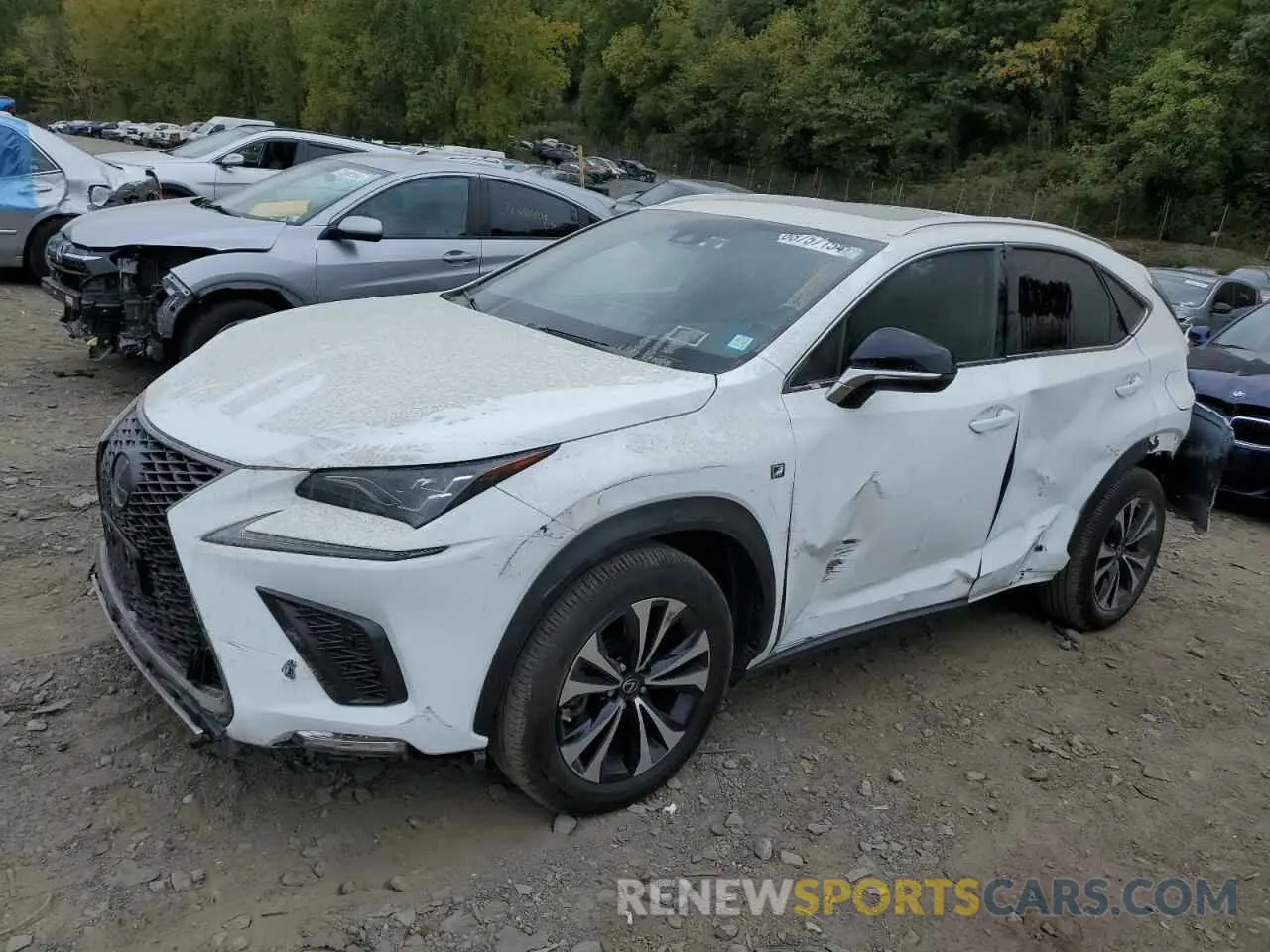 1 Photograph of a damaged car JTJSARDZ0L2233918 LEXUS NX 300 F S 2020